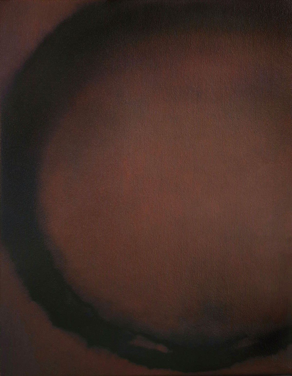 SANCTUM, 2026 · Oil on canvas · 45 x 35 cm · Private collection, UK