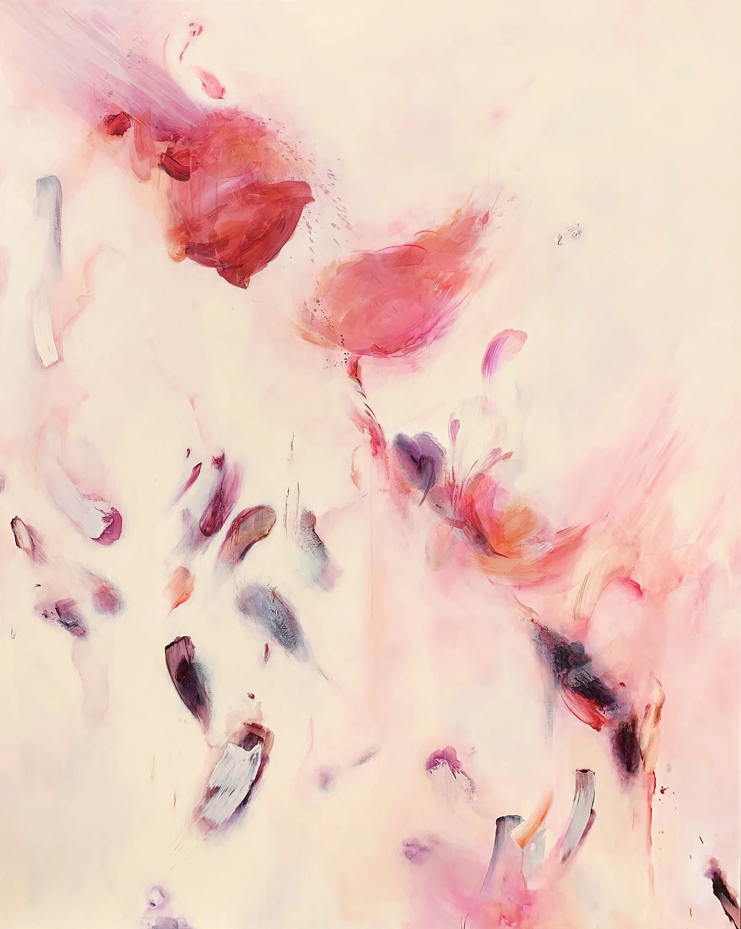 YOU OFFERED ME A WORLD OF SAFETY · Acrylic on canvas · 150 x 120 cm · Private collection, Japan