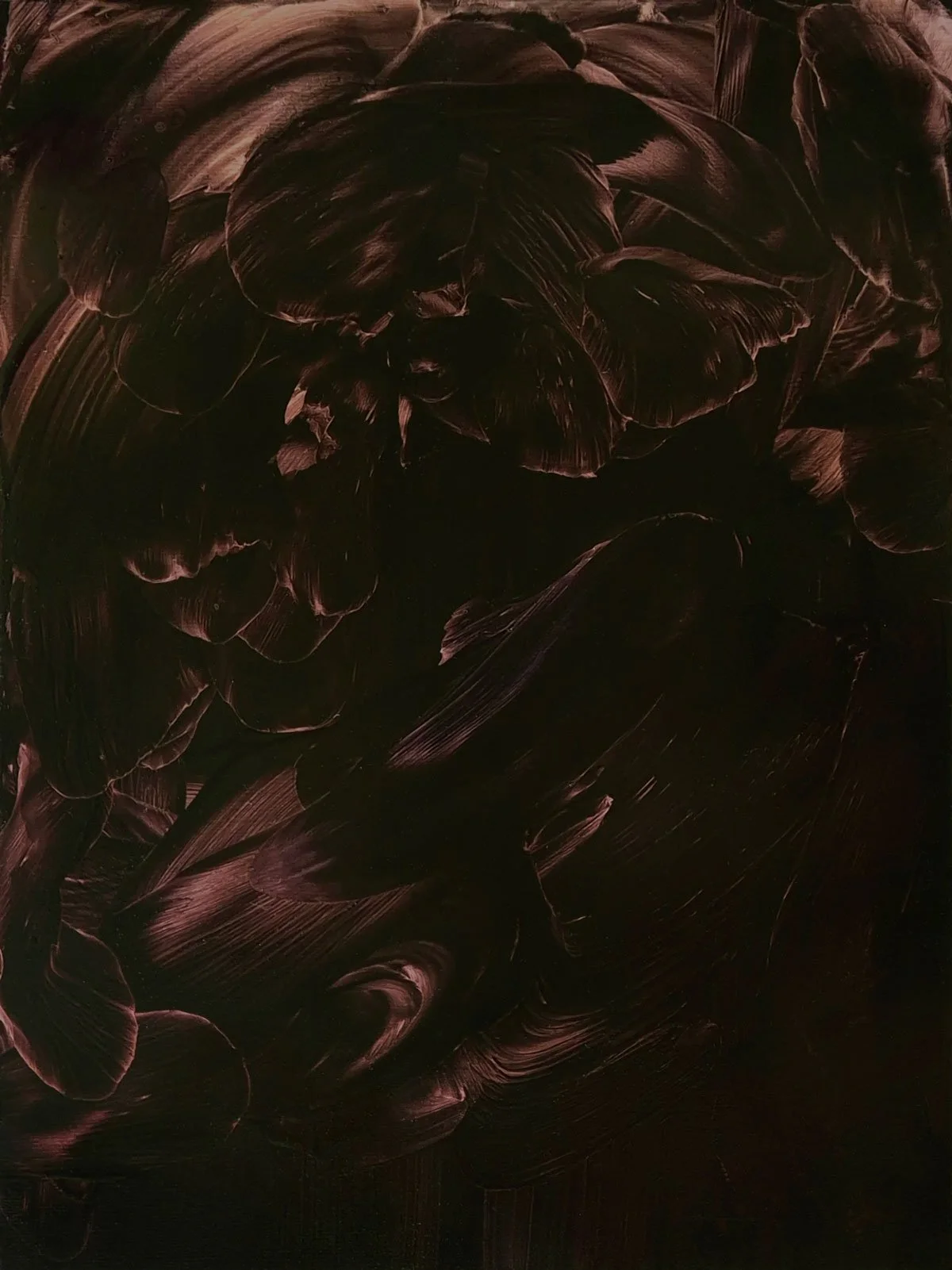 UNMAKING II, 2026 · Oil on board · 24 x 18 cm