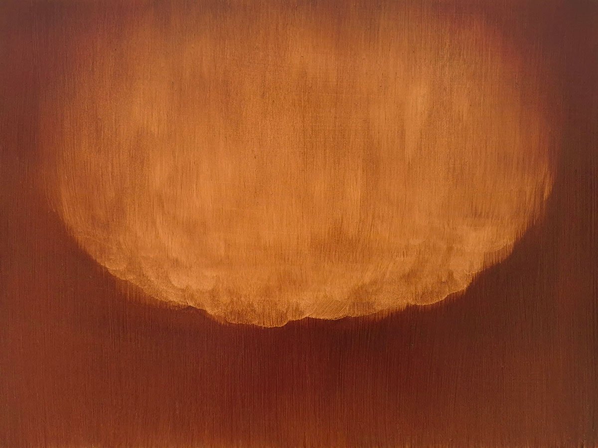 INCANDESCENT I, 2026 · Oil on board · 18 x 24 cm · Private collection, Qatar