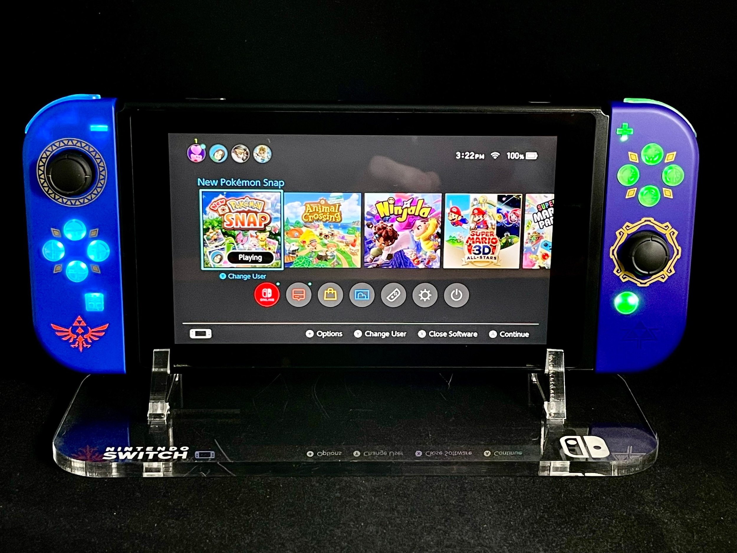 Game Animal Crossing Switch Nintendo Pokemon Snap LED Legend Of