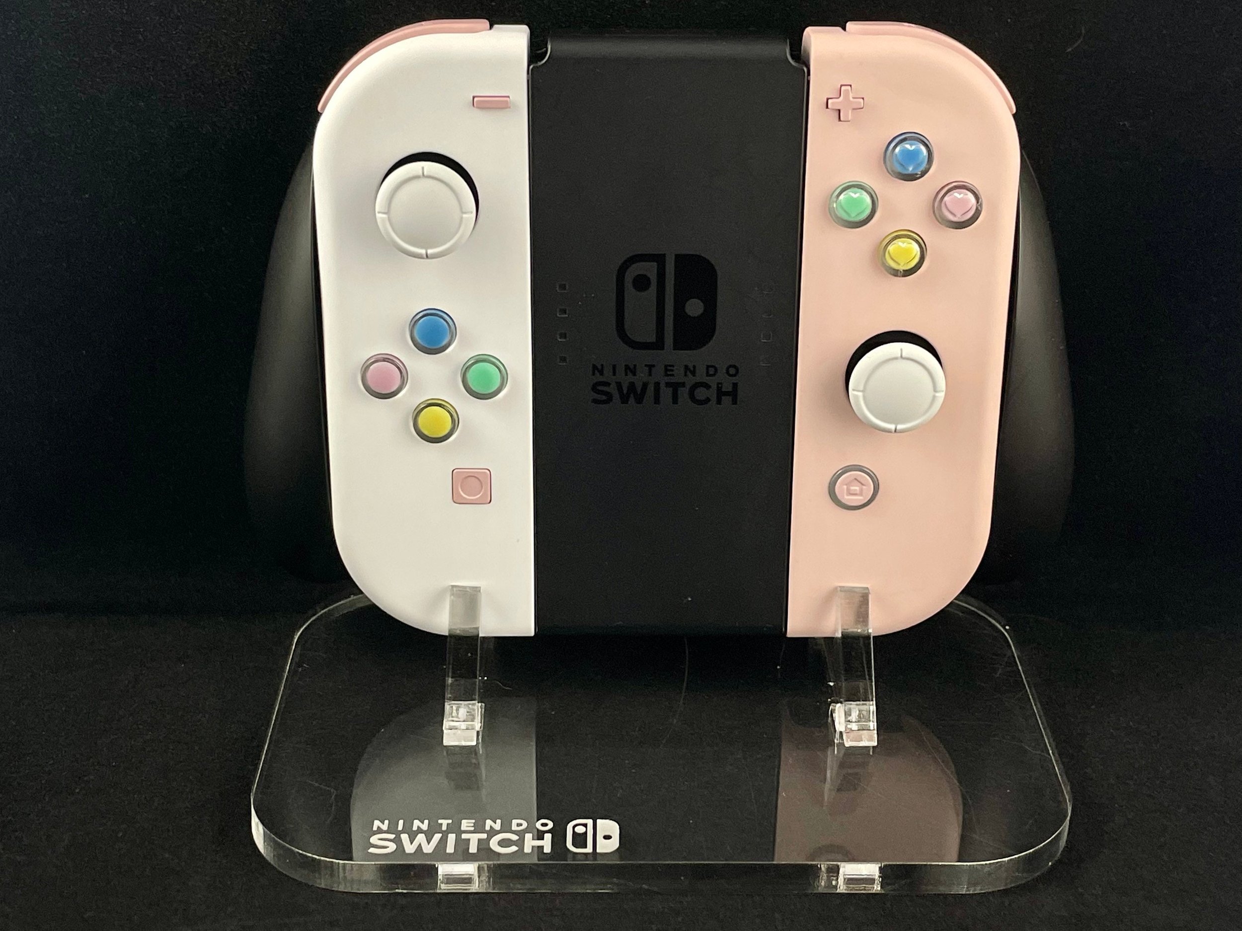 Nintendo Switch Custom Joy Con Controller Joy-Cons White D-PAD NEW