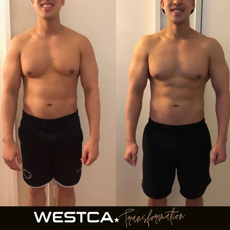 Client transformation before and after