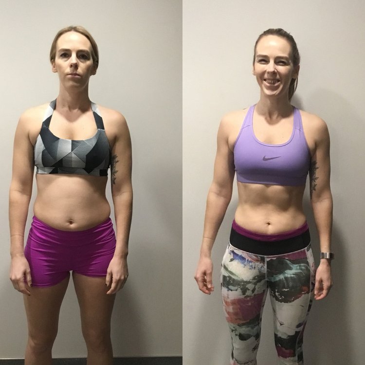Client transformation before and after