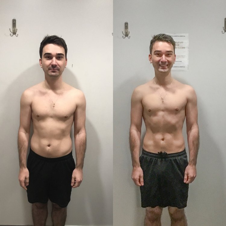 Client transformation before and after