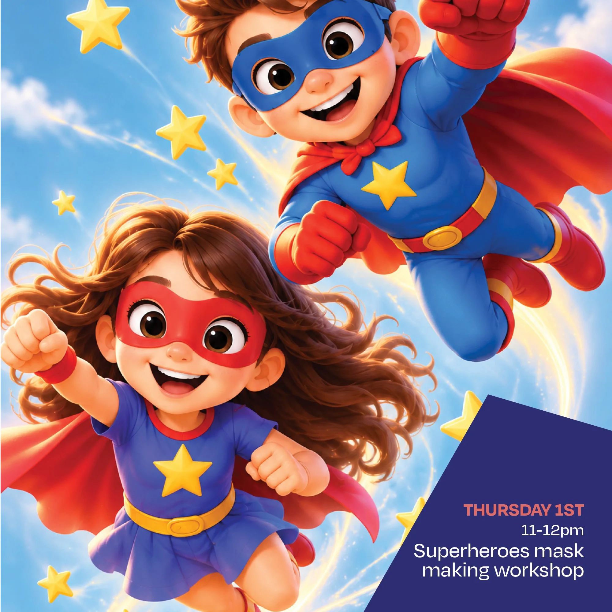 Superheroes Mask Making Workshop
