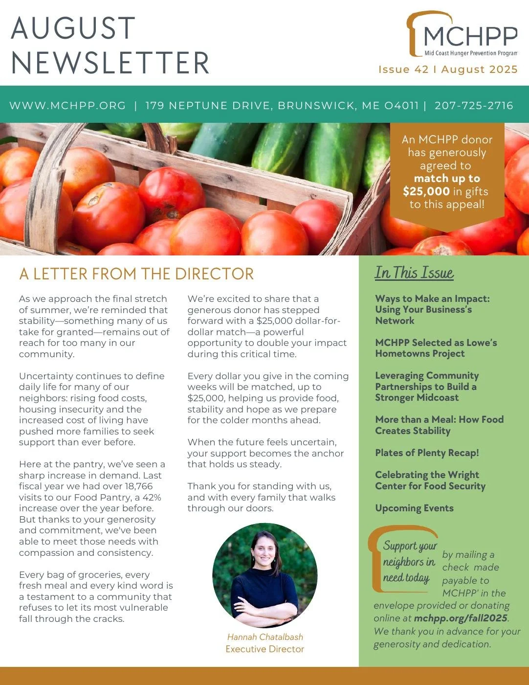 August 2025 Newsletter