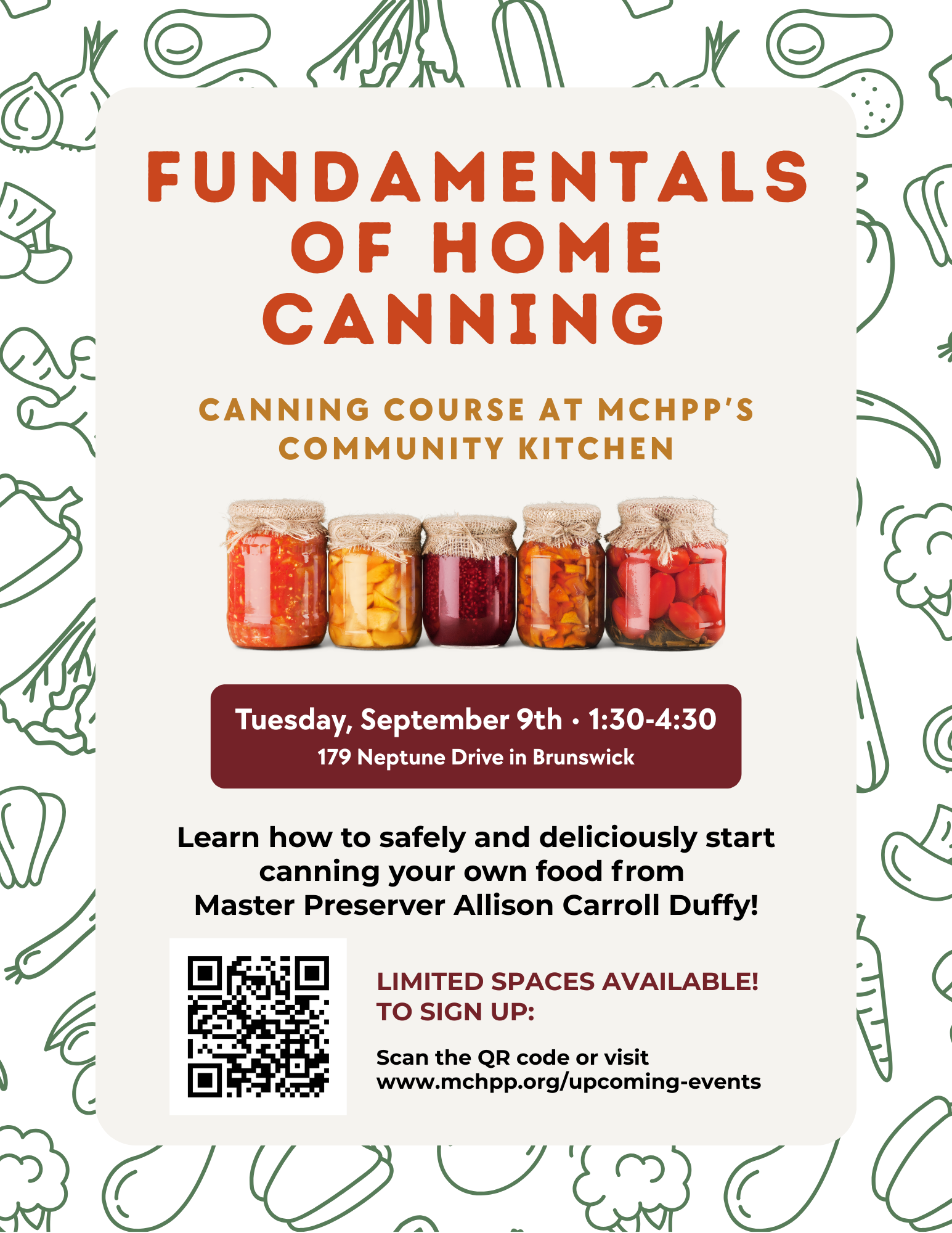 Fundamentals of Home Canning Course — Mid Coast Hunger Prevention Program