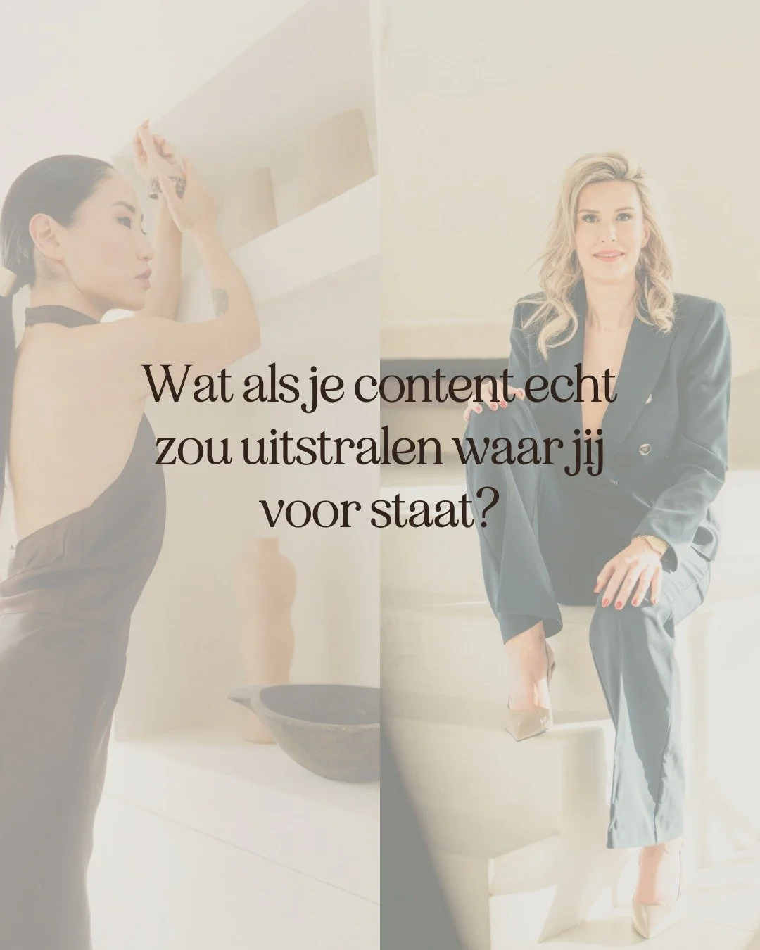 Wat als je content &eacute;cht zou uitstralen waar jij voor staat?🔥

Dat je eindelijk die high-end foto's en video's hebt om maanden, zelfs jaren mee verder te kunnen.
Niet alleen voor Instagram, maar ook voor je website, e-mails, podcasts, lancerin