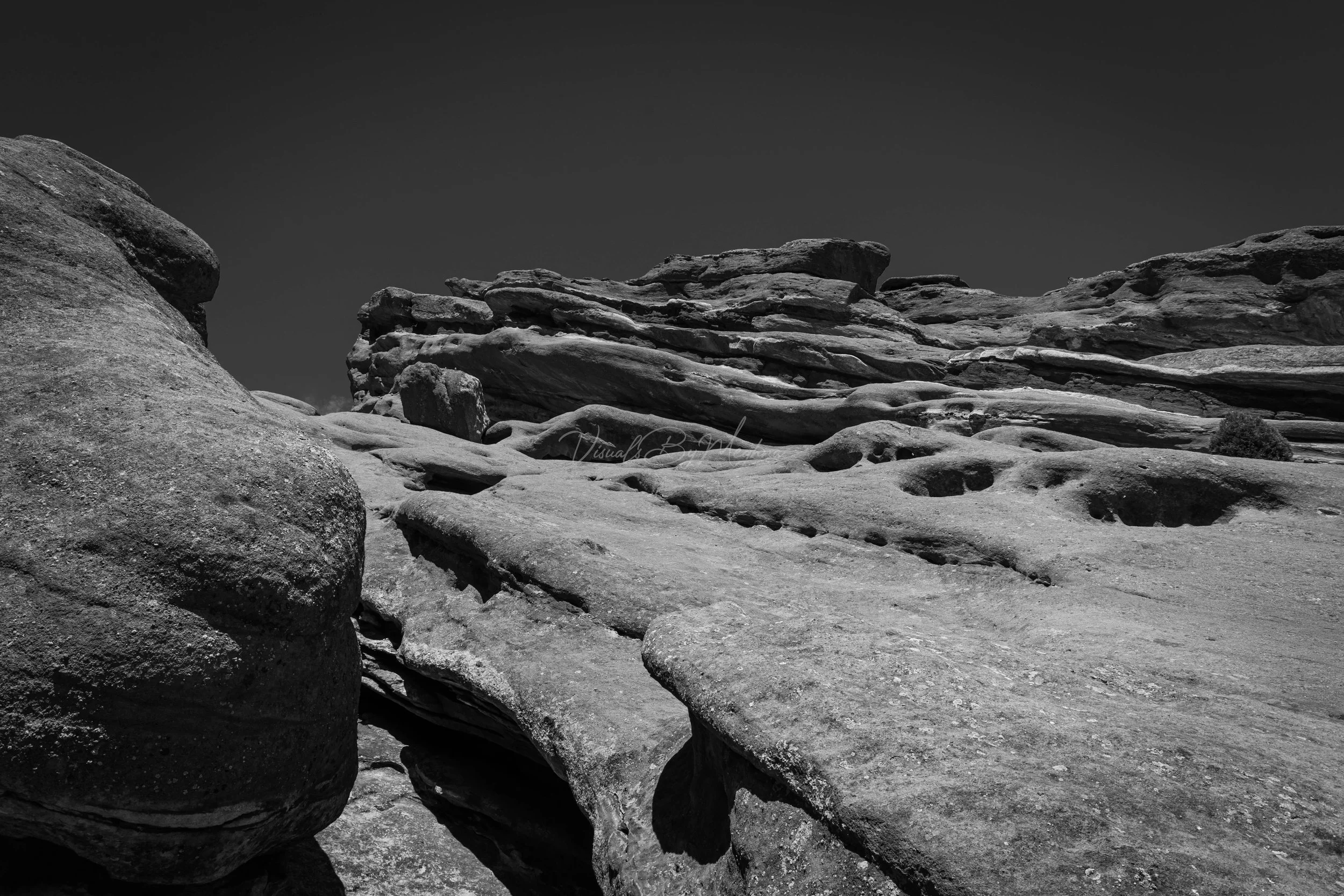 Red Rocks in B&W - 2025
