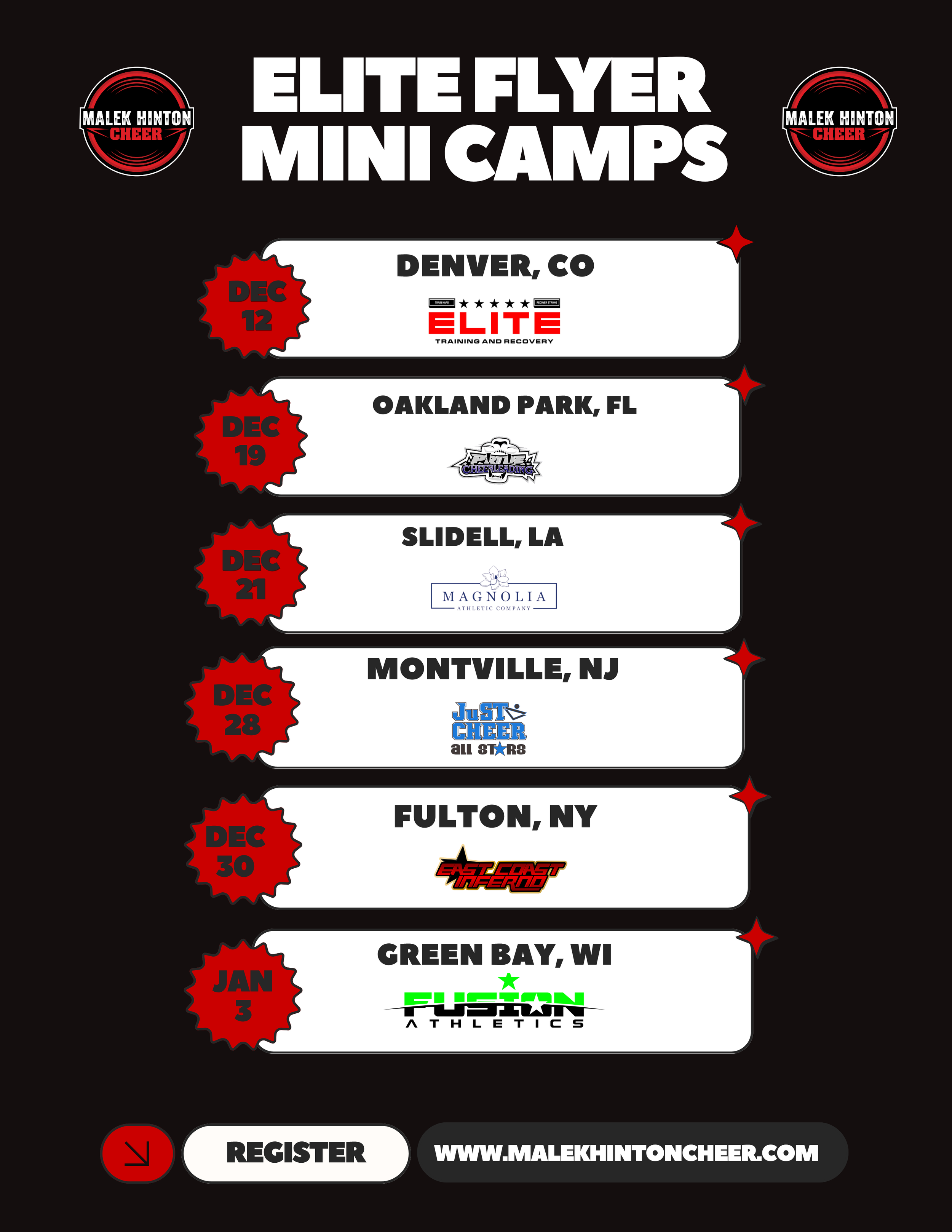 2026 ELITE FLYER MINI CAMPS