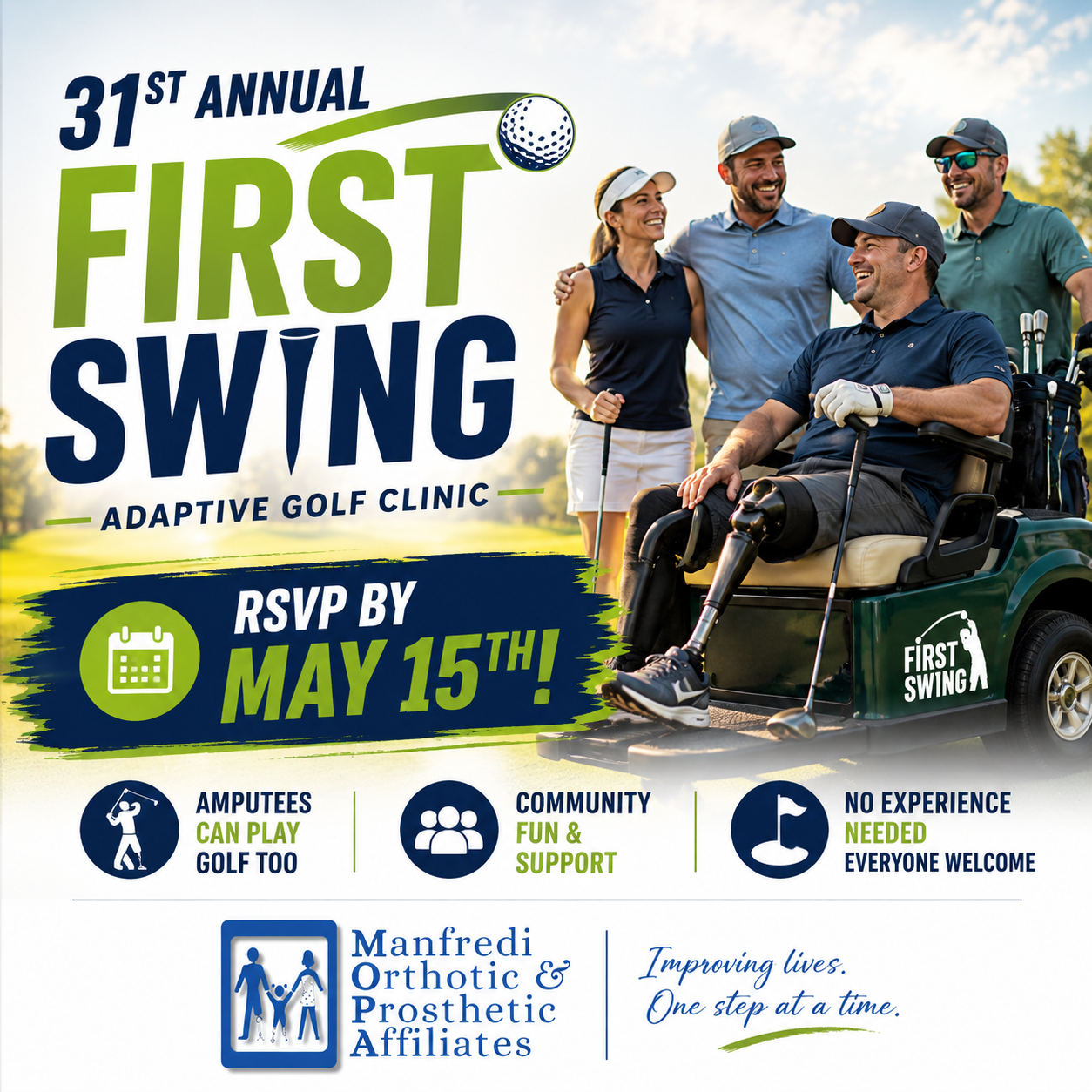 31st Annual First Swing Amputee Golf Clinic: Adaptive Golf &amp; Community in Monmouth County, New Jersey