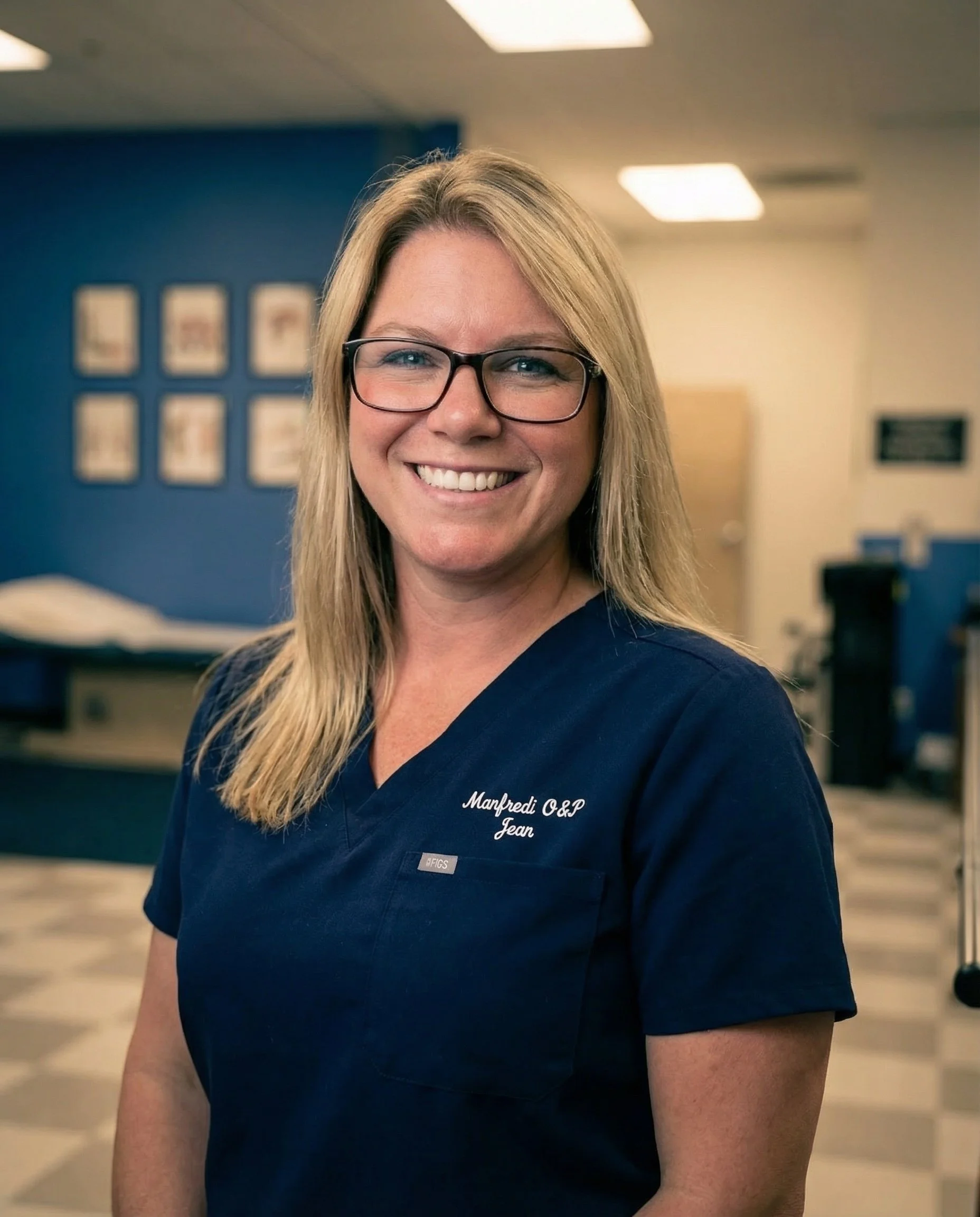 Jean Manfredi, LPO, New Jersey Licensed Orthotist/Prosthetist at Manfredi O&P Affiliates in Eatontown, NJ.