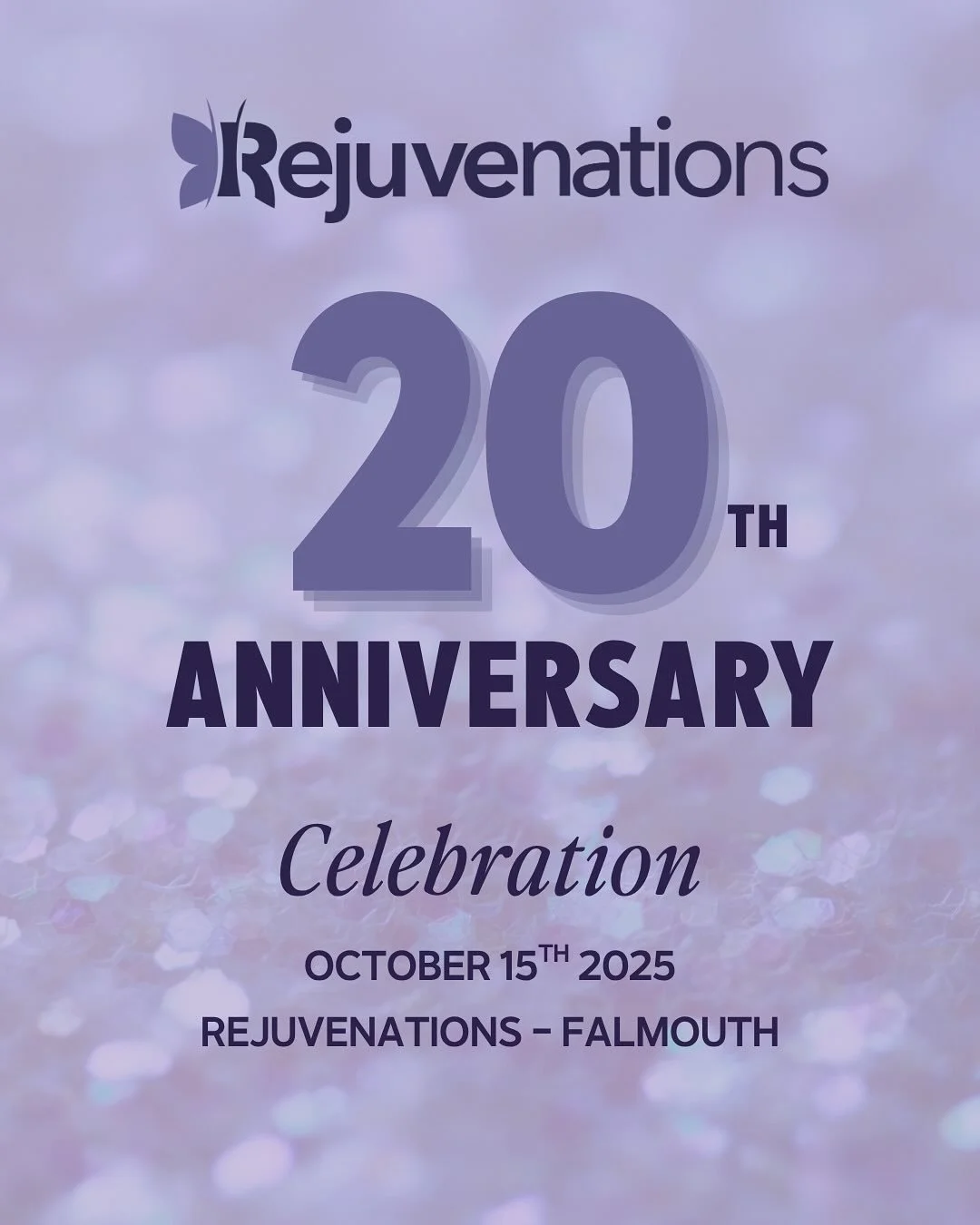 🎉 We&rsquo;re turning 20&hellip; and you&rsquo;re invited! 🎂
Join us for our 20 Years of Beauty Celebration at our Falmouth location on
📍 Tuesday, October 15 | 4:30&ndash;7:00 PM

✨ We&rsquo;re rolling out the red carpet with:
✔️ Exclusive event-o