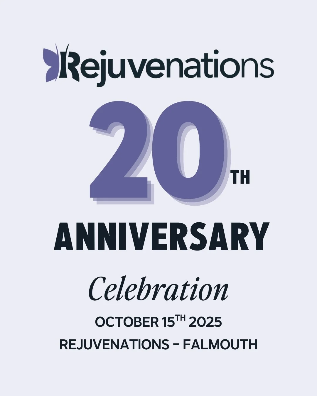 🎉 Tomorrow&rsquo;s the day! 🎉
Our 20 Years of Beauty Celebration is happening Wednesday, October 15 at our Falmouth location - and we can&rsquo;t wait to celebrate with YOU!

This is more than just an event - it&rsquo;s a celebration of 20 years in