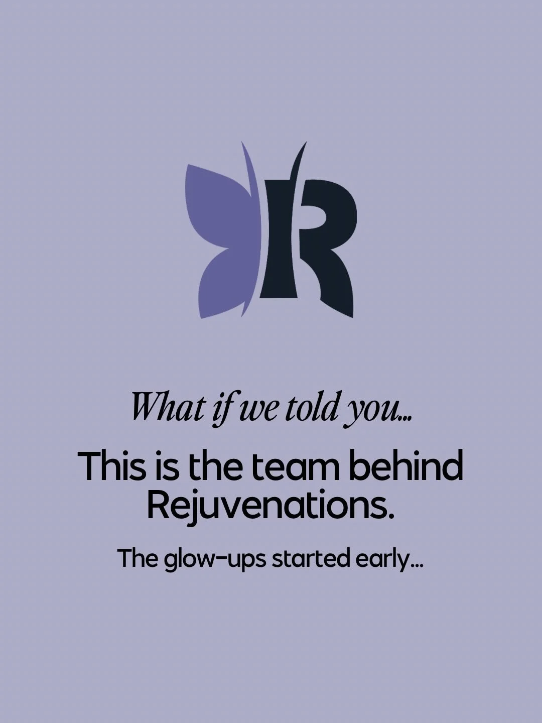 What if we told you&hellip; this is the team behind Rejuvenations 🦋👧

Before the injectables, lasers, facials, and aesthetics&hellip; we were just a bunch of cute kids.

Now we&rsquo;re the team helping you glow. ✨

Same people. Just a little more 