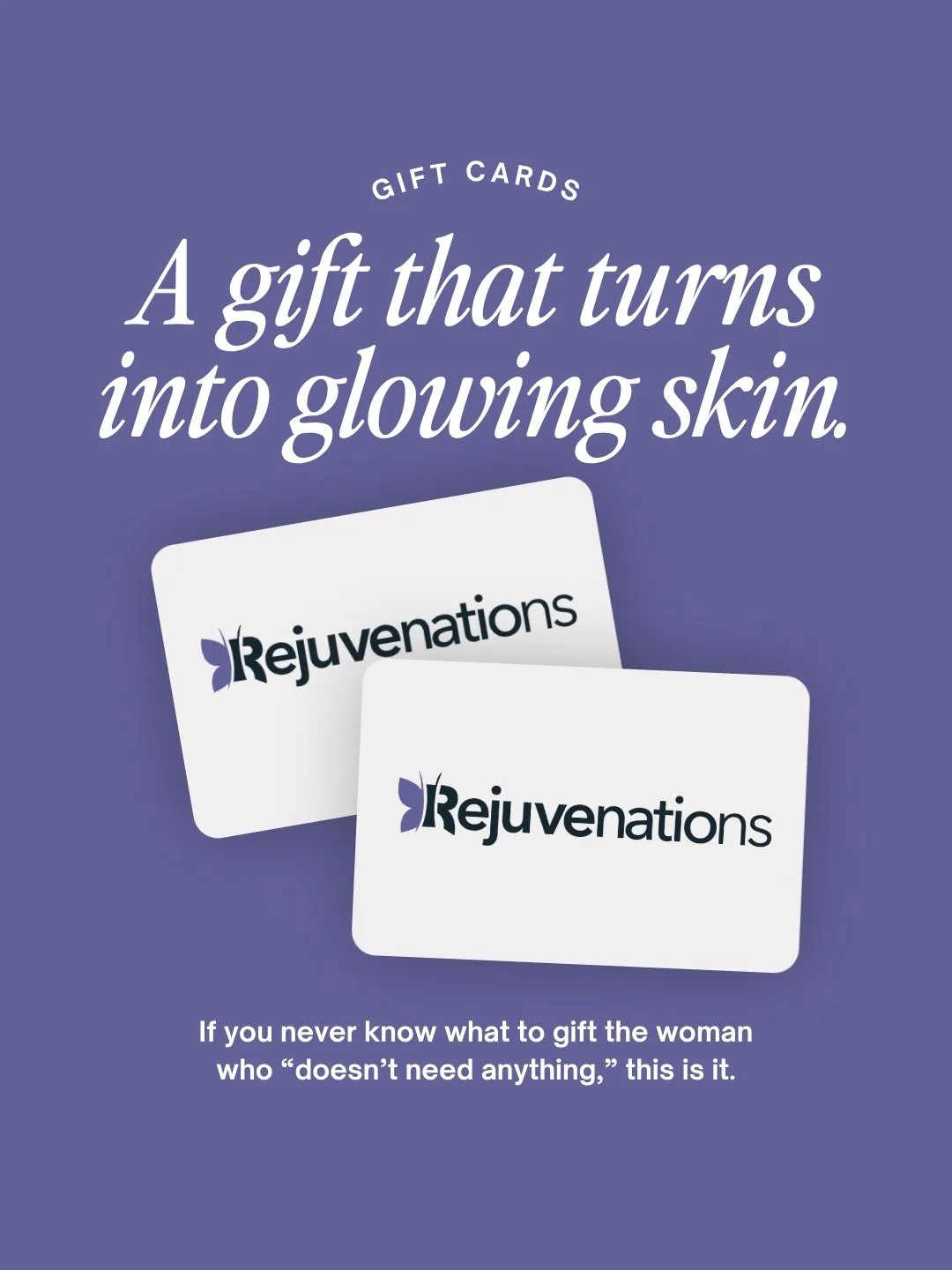 Not sure what to get her this Mother&rsquo;s Day?

A Rejuvenations gift card lets her choose exactly what she wants- from relaxing facials to advanced aesthetic treatments.

✨ Flexible, thoughtful, and always appreciated
📍 South Portland + Falmouth