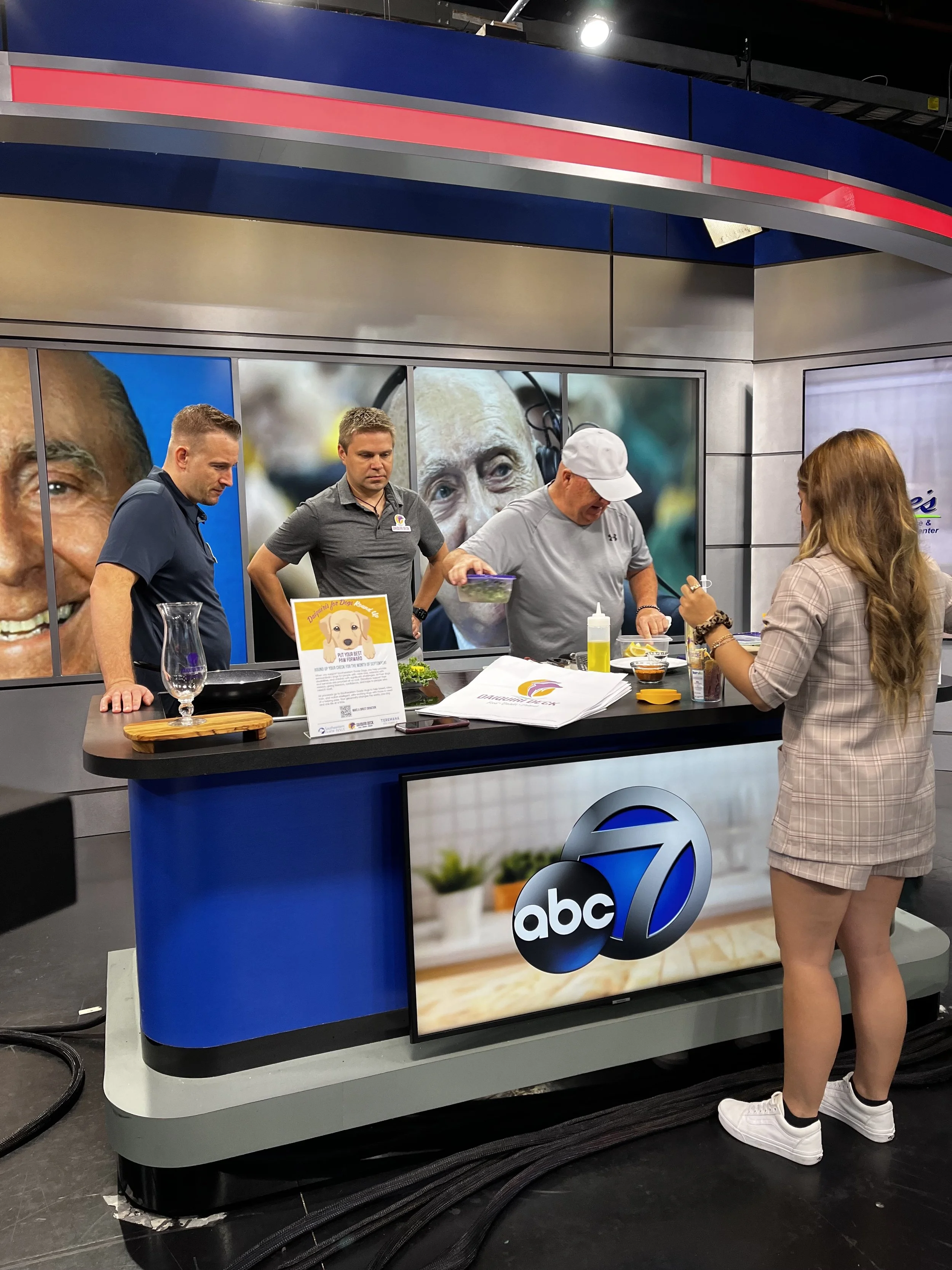 Daiquiri Deck in Studio at ABC7