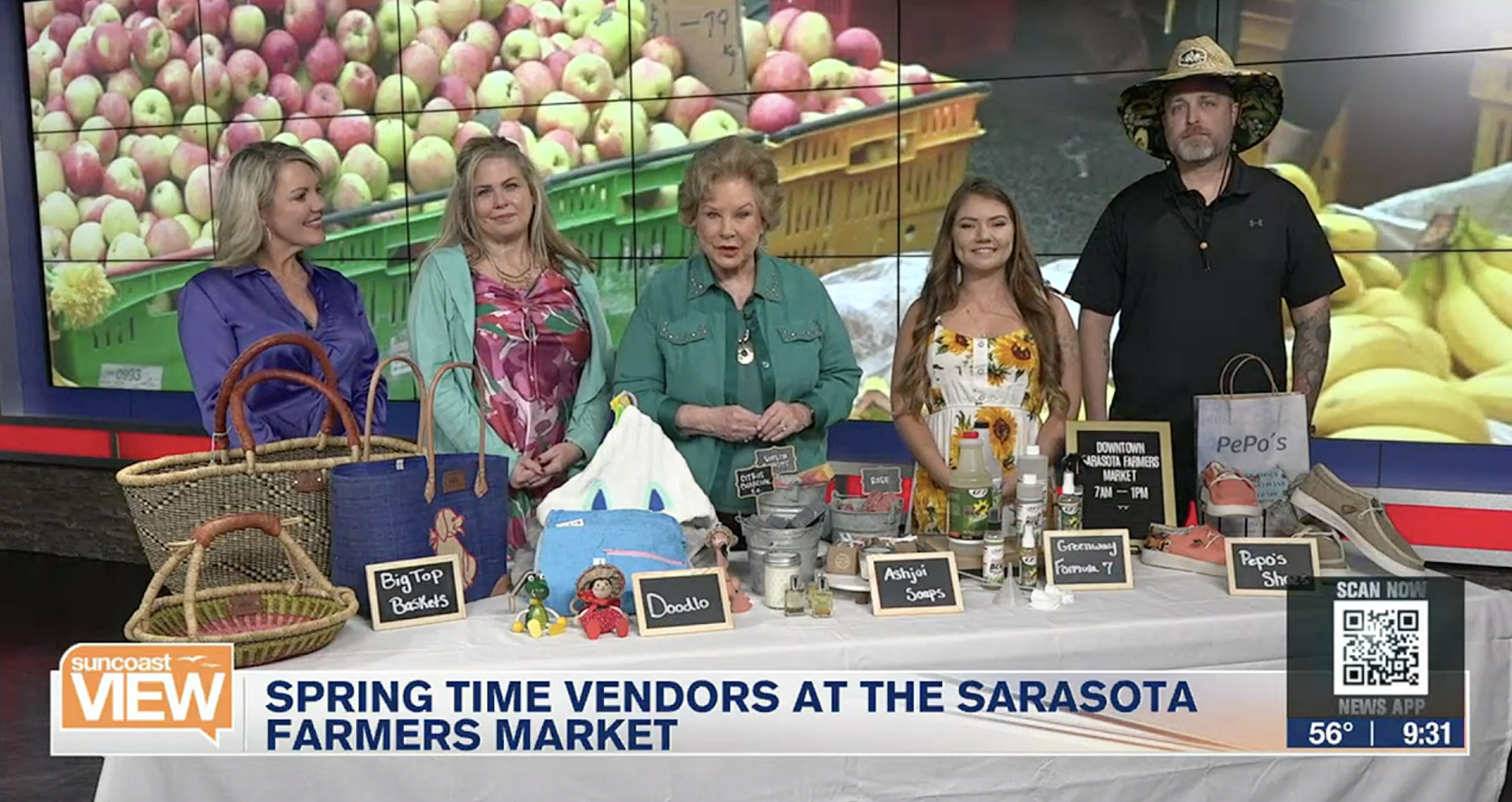 Springtime Vendors at the Sarasota Farmers Market!