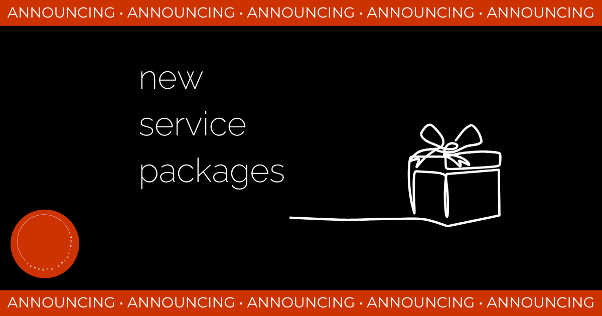 Introducing Our New Service Packages: Accessible, Tailored Solutions for All Your Organizational Needs