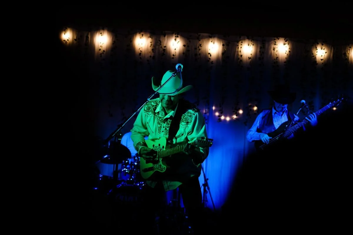 Constant Change playing at winter destination wedding in Steamboat Springs