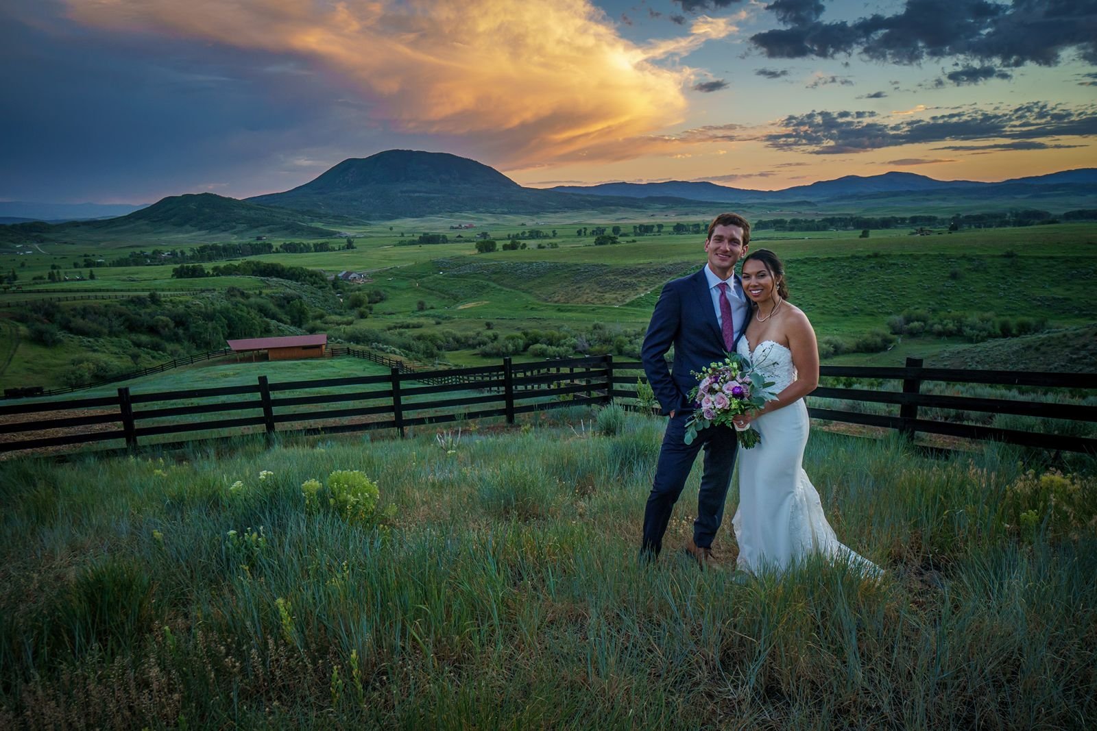 Fence Wood Bar Top — La Joya Dulce: Colorado Ranch Wedding Venue