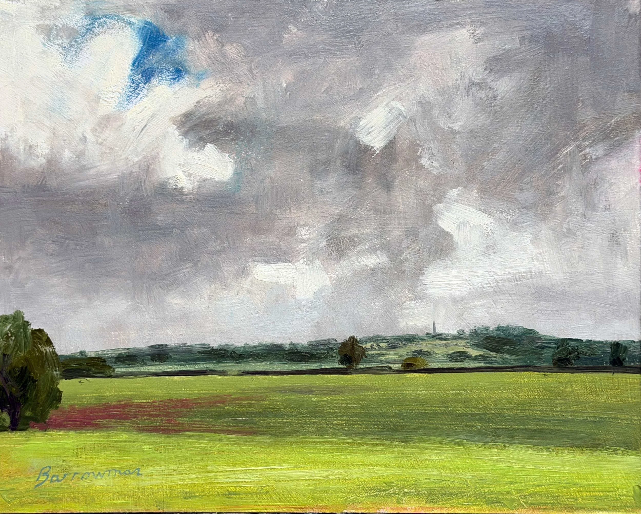 Springtime view from Daisy Hill Farm, Hampton Lucy