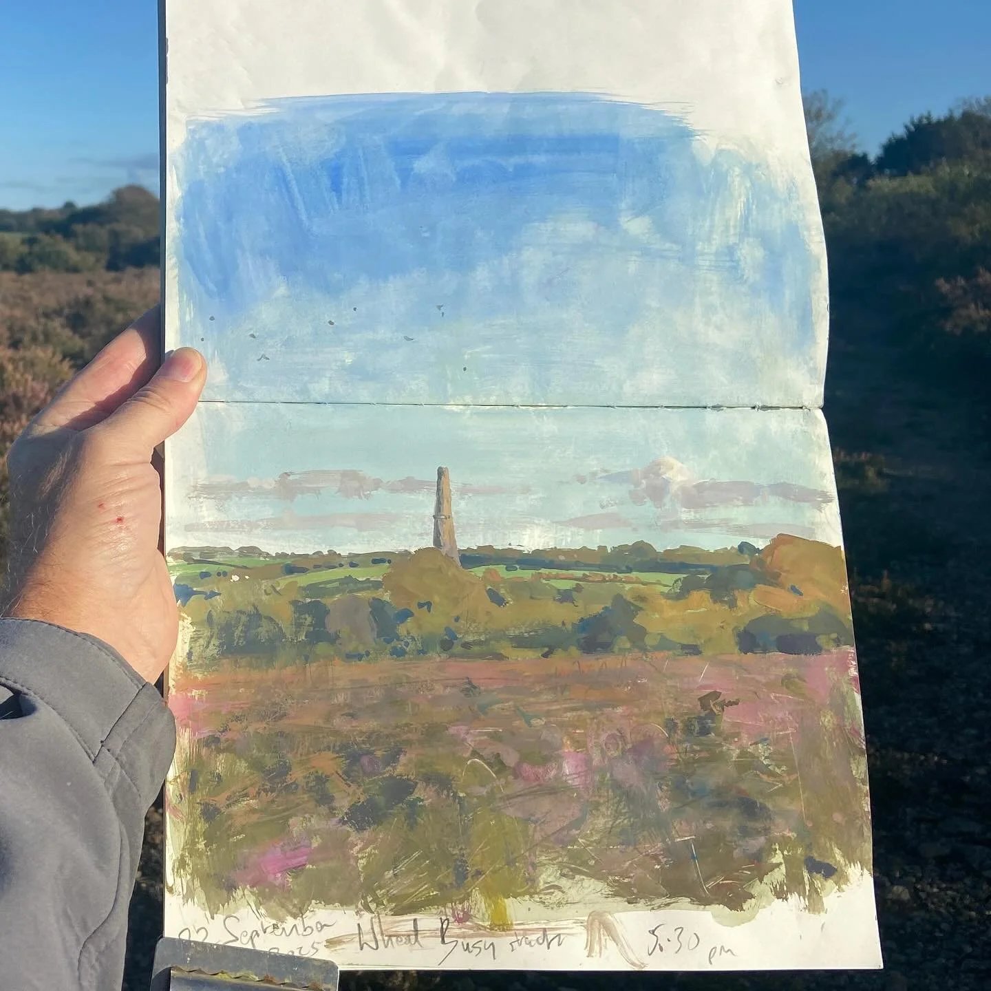 Recent outdoor sketches 
.
#sketching #sketchingtime #sketchbook #sketch #sketchbooks #cornwall #krowji #pleinairartist #andrewbarrowman #sketches #sketchesoninstagram #artoninstagram🌍 #cornwallartist #cornwallsketchbook #sketchingcornwall @sketchin