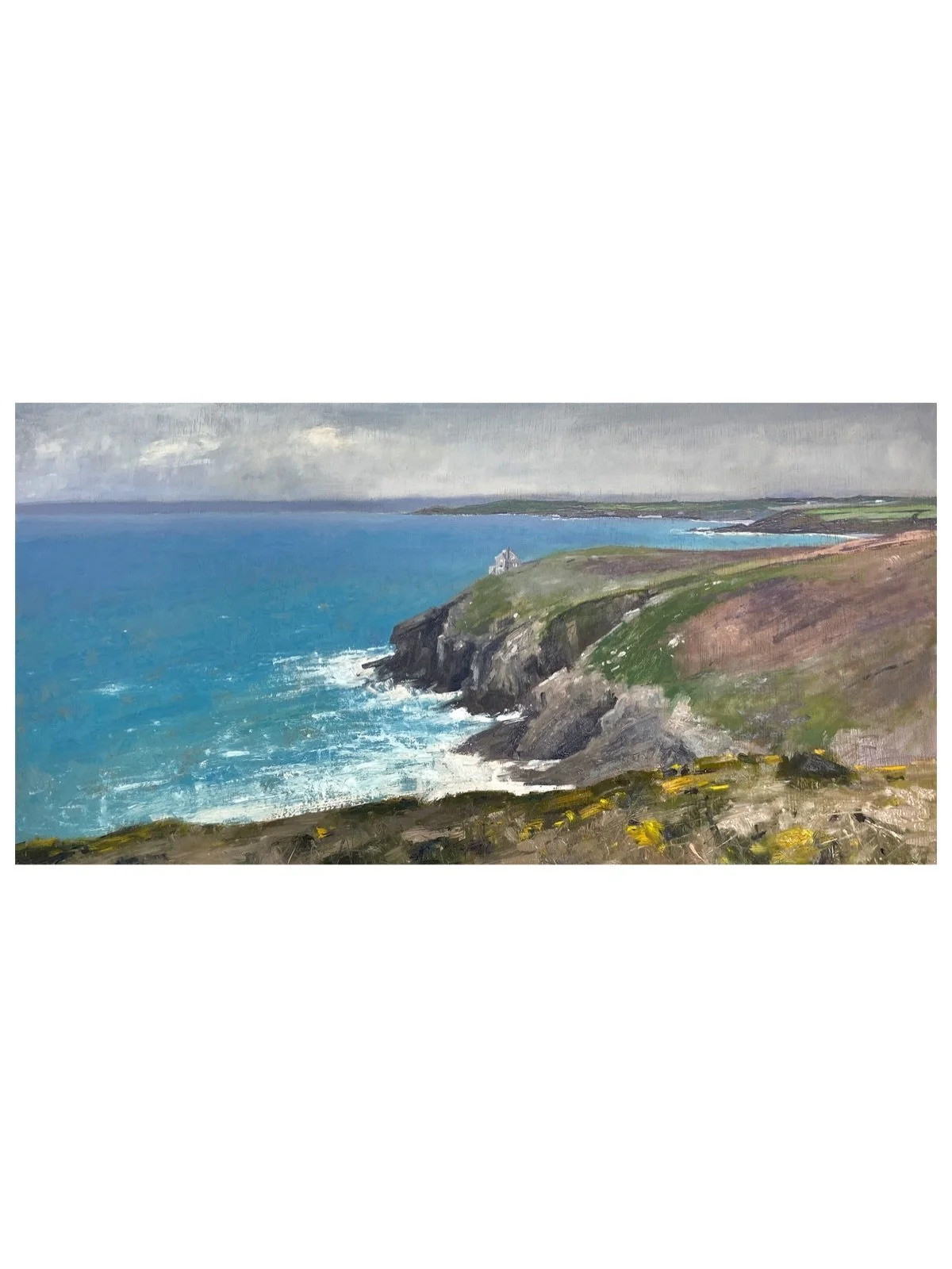 March morning, Rinsey Head
Oil on board 60cm x 30cm
Started on location - finished in the studio due to bad weather. Watch the video on my YouTube channel 👍🏻
.
#oilpainting #pleinairpainter #andrewbarrowman #cornwall #paintings