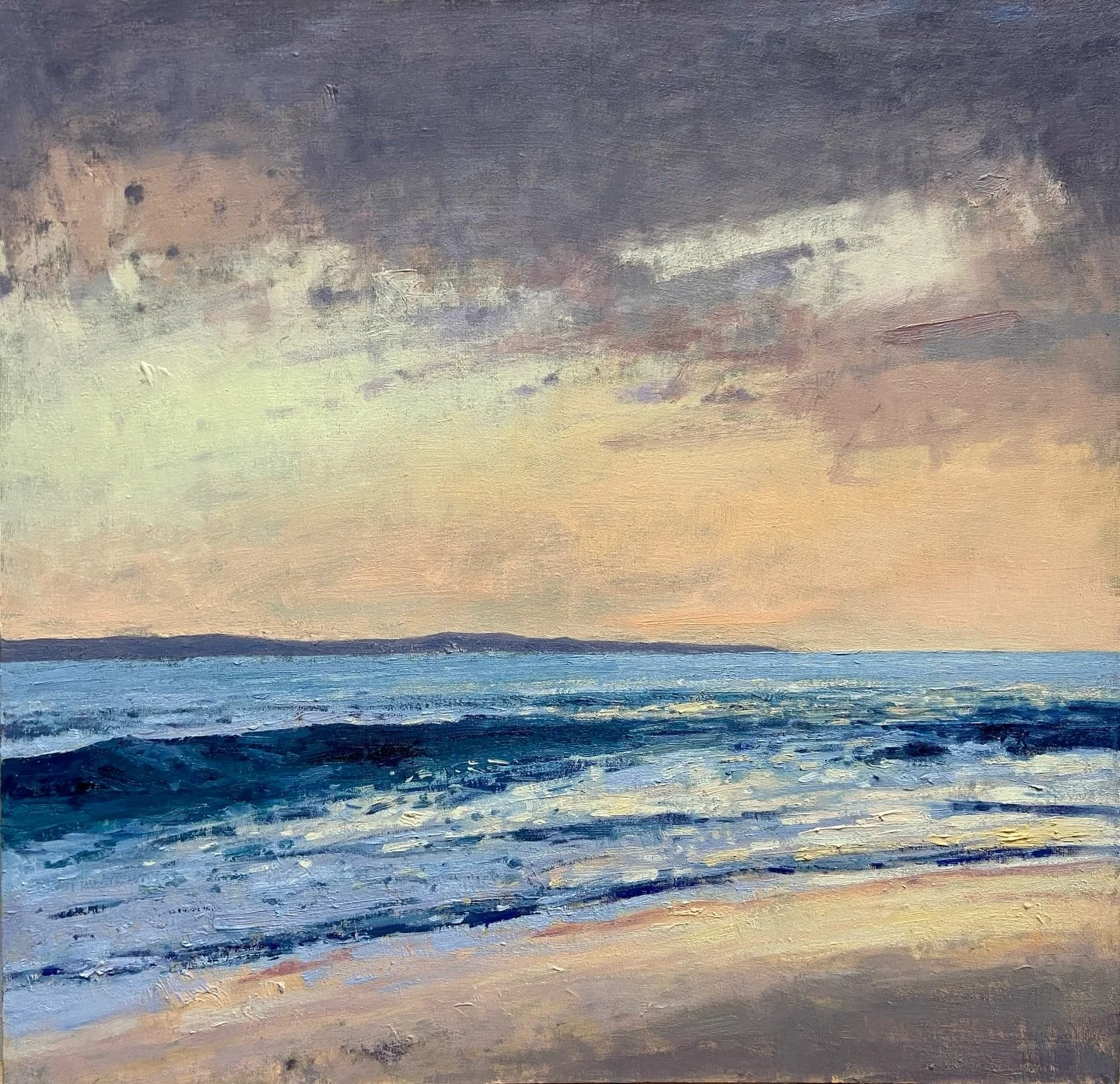 Sunset across St Ives Bay
Oil on board 50cm x 50cm
.
#oilpainting #oilonboard #andrewbarrowman #oilpaintingartist #oilpainter