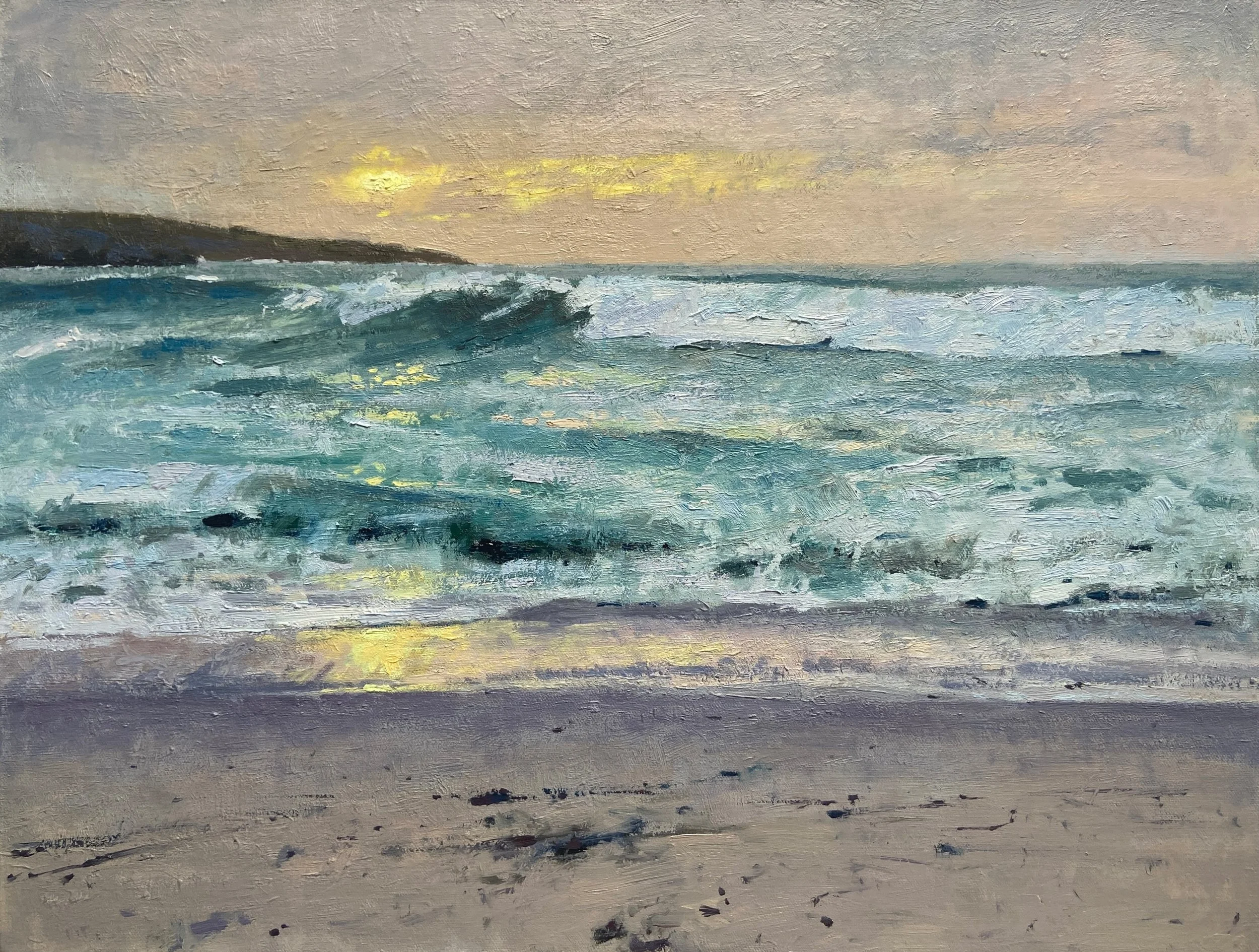 Porthmeor sunset
Oil on canvas 60cm x 46cm
.
#seascapepainting #cornwall #andrewbarrowman #oilpainting #oiloncanvaspainting