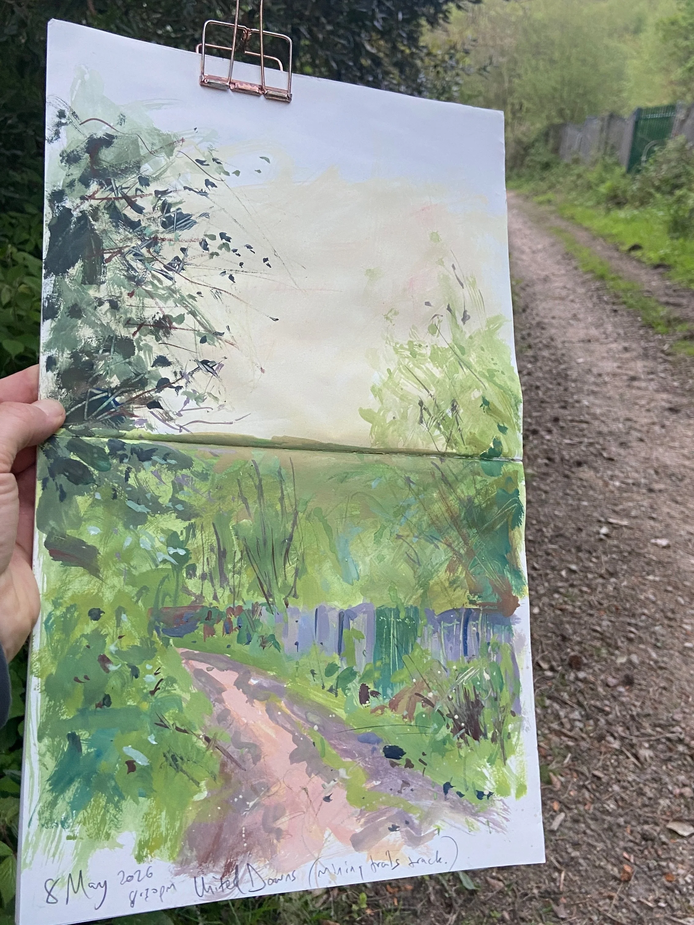 Recent May sketches in various landscapes 
.
#pleinairartist #pleinairsketching #sketchbook #andrewbarrowman #landscapeartist
