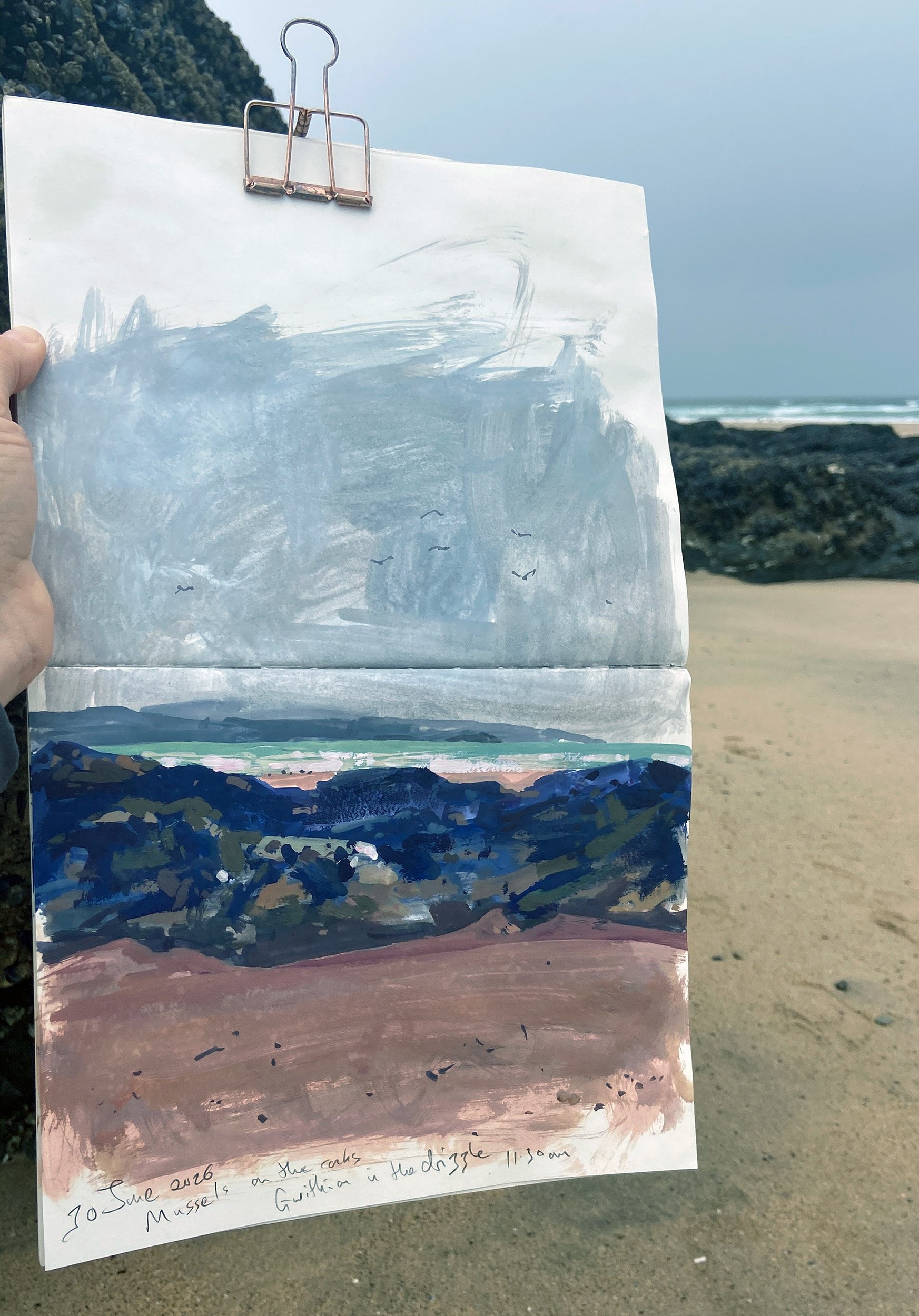 Mussel rocks Godrevy