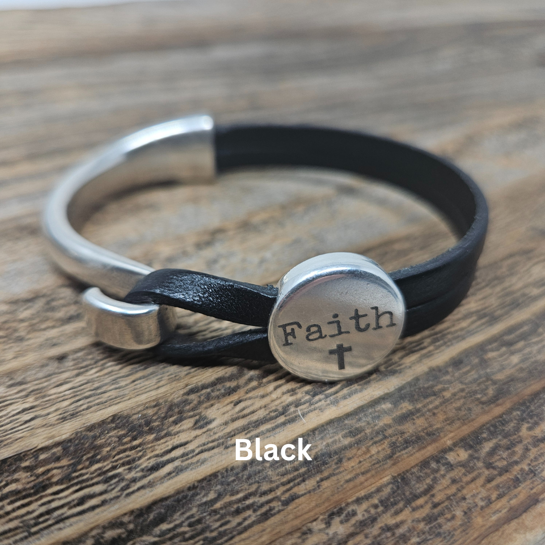FAITH HALF CUFF BRACELET