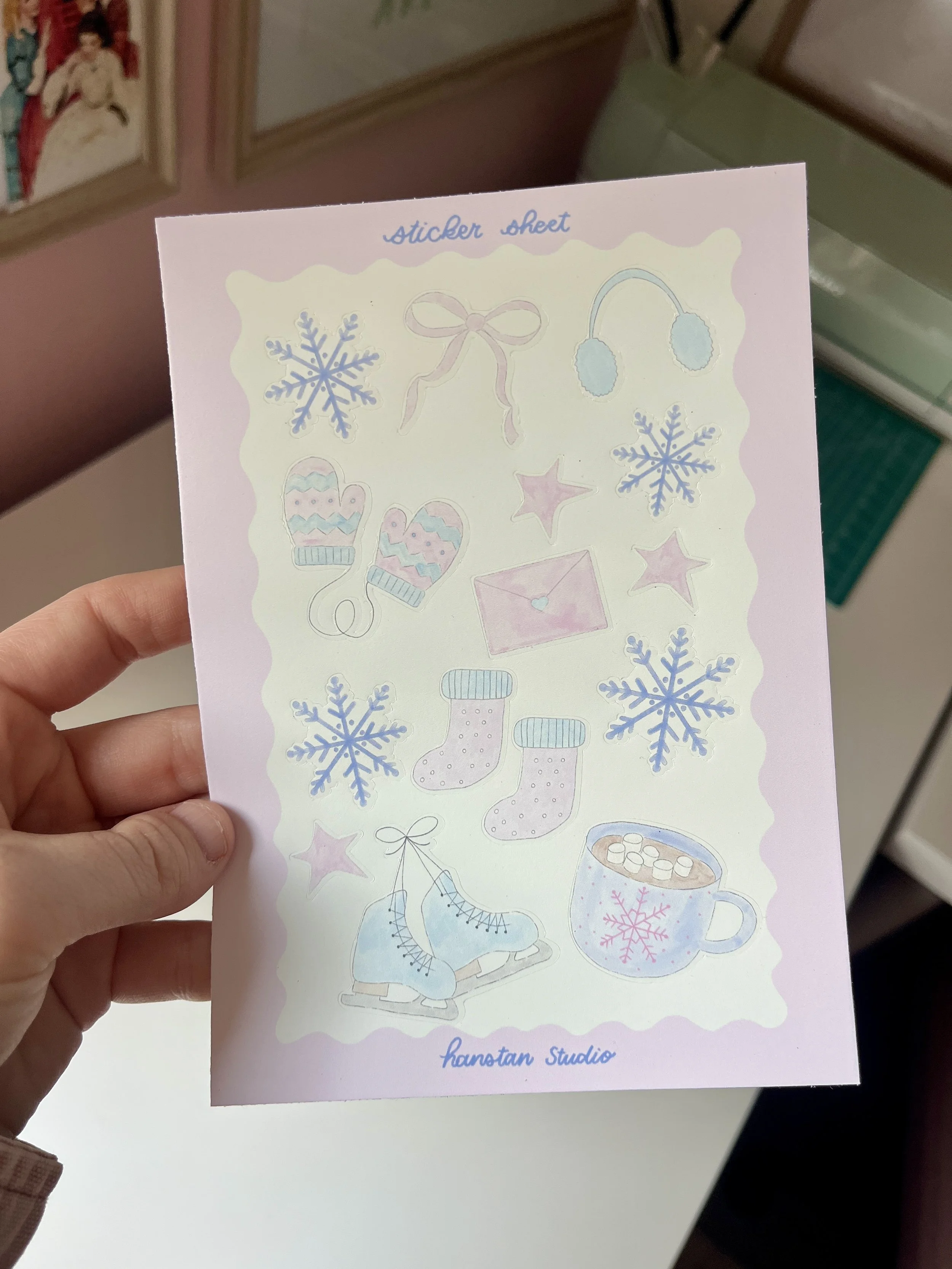Winter Wonderland Sticker Sheet