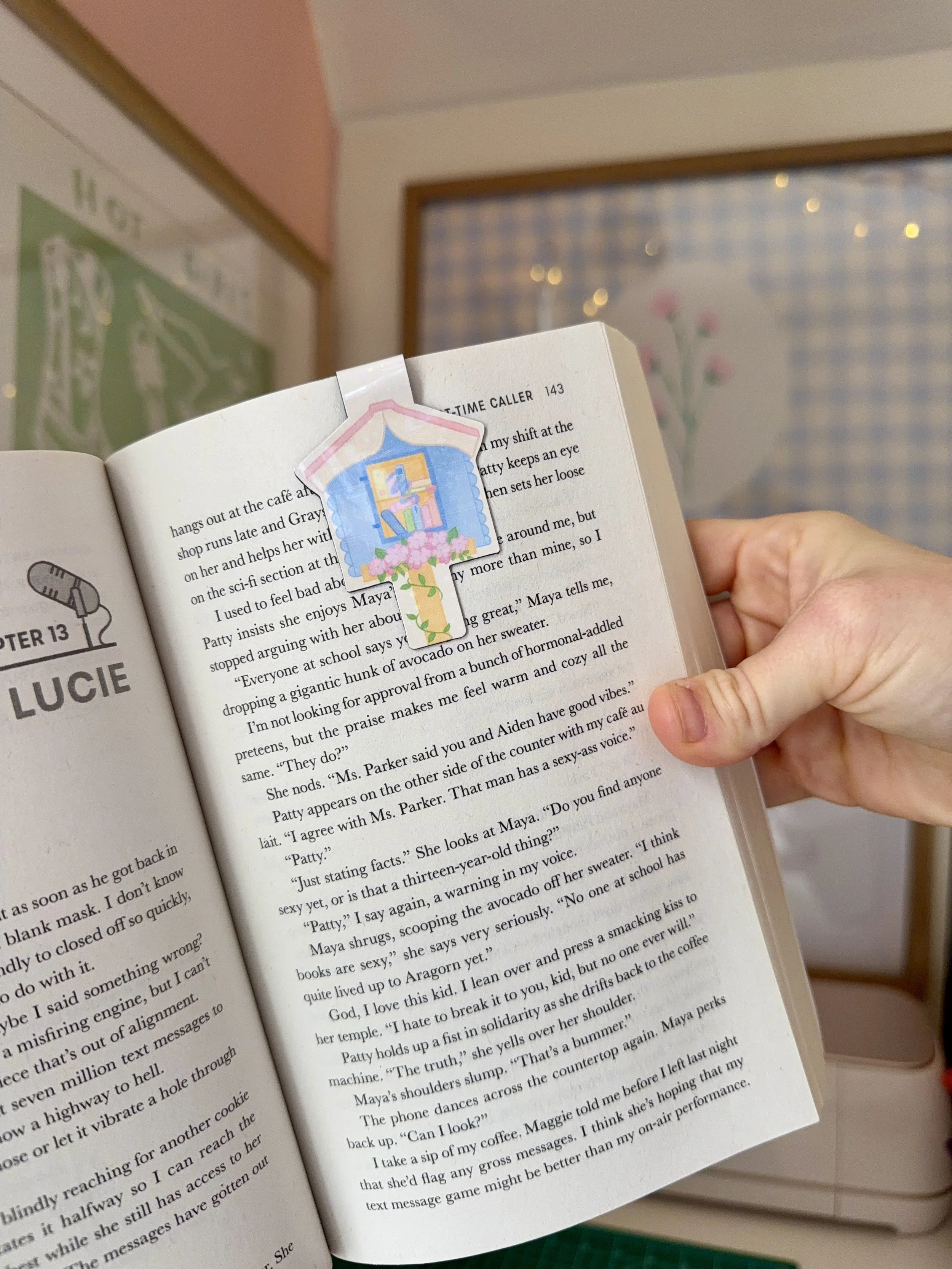 Little Library Magnetic Bookmark