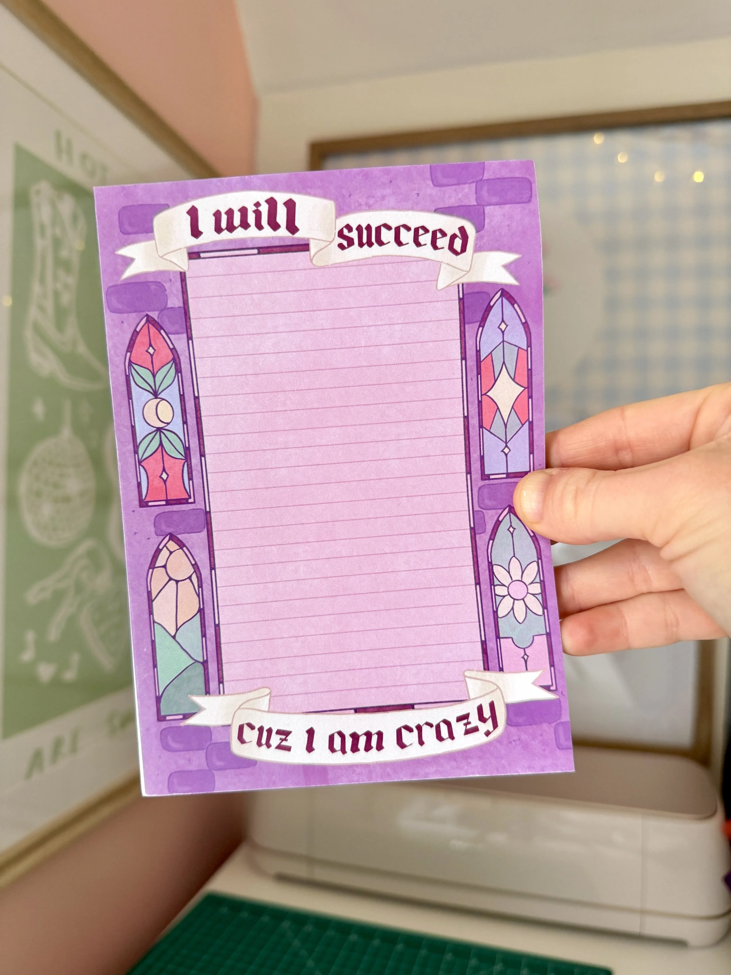 I Will Succeed Notepad