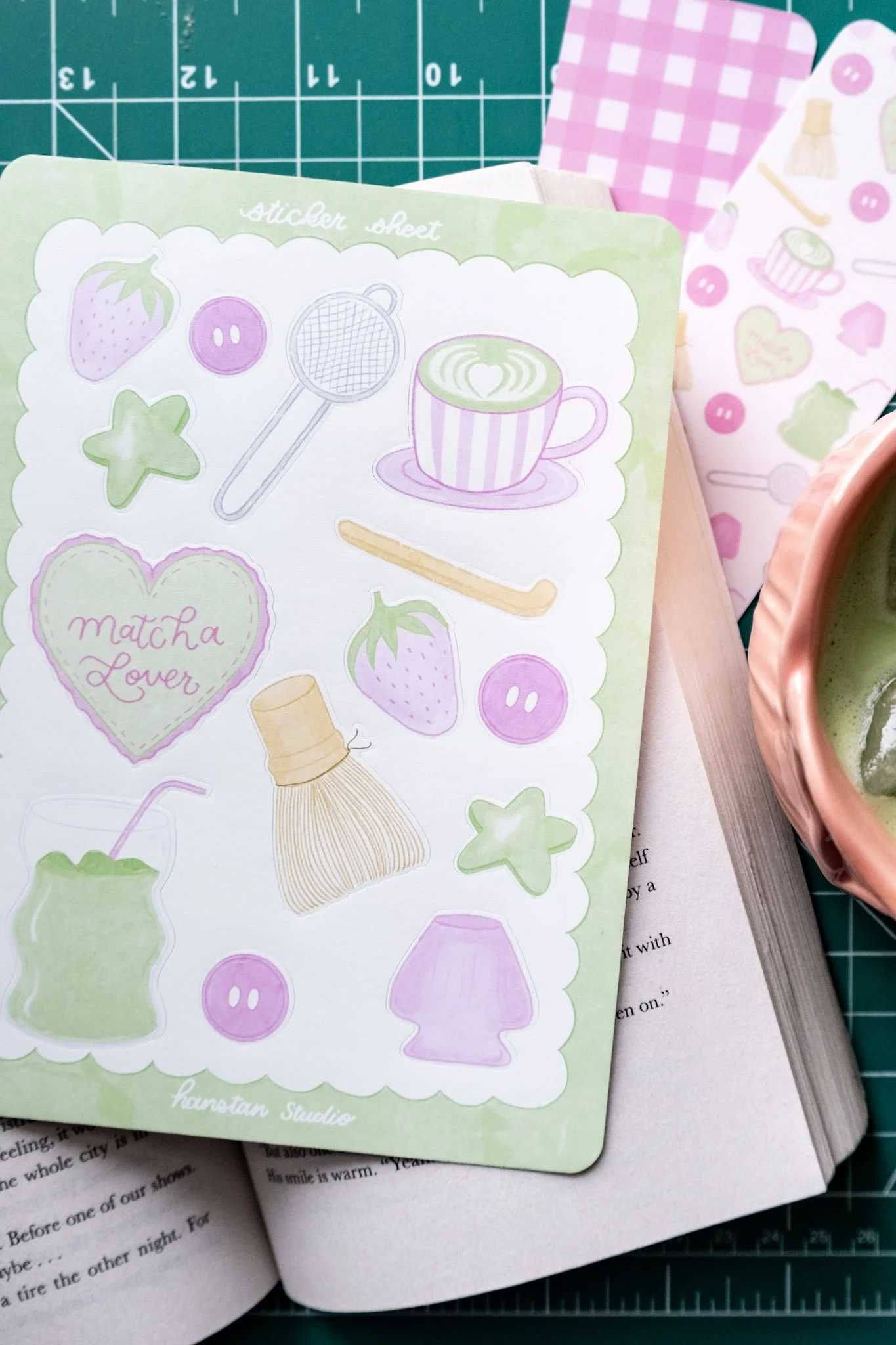 Matcha Sticker Sheet