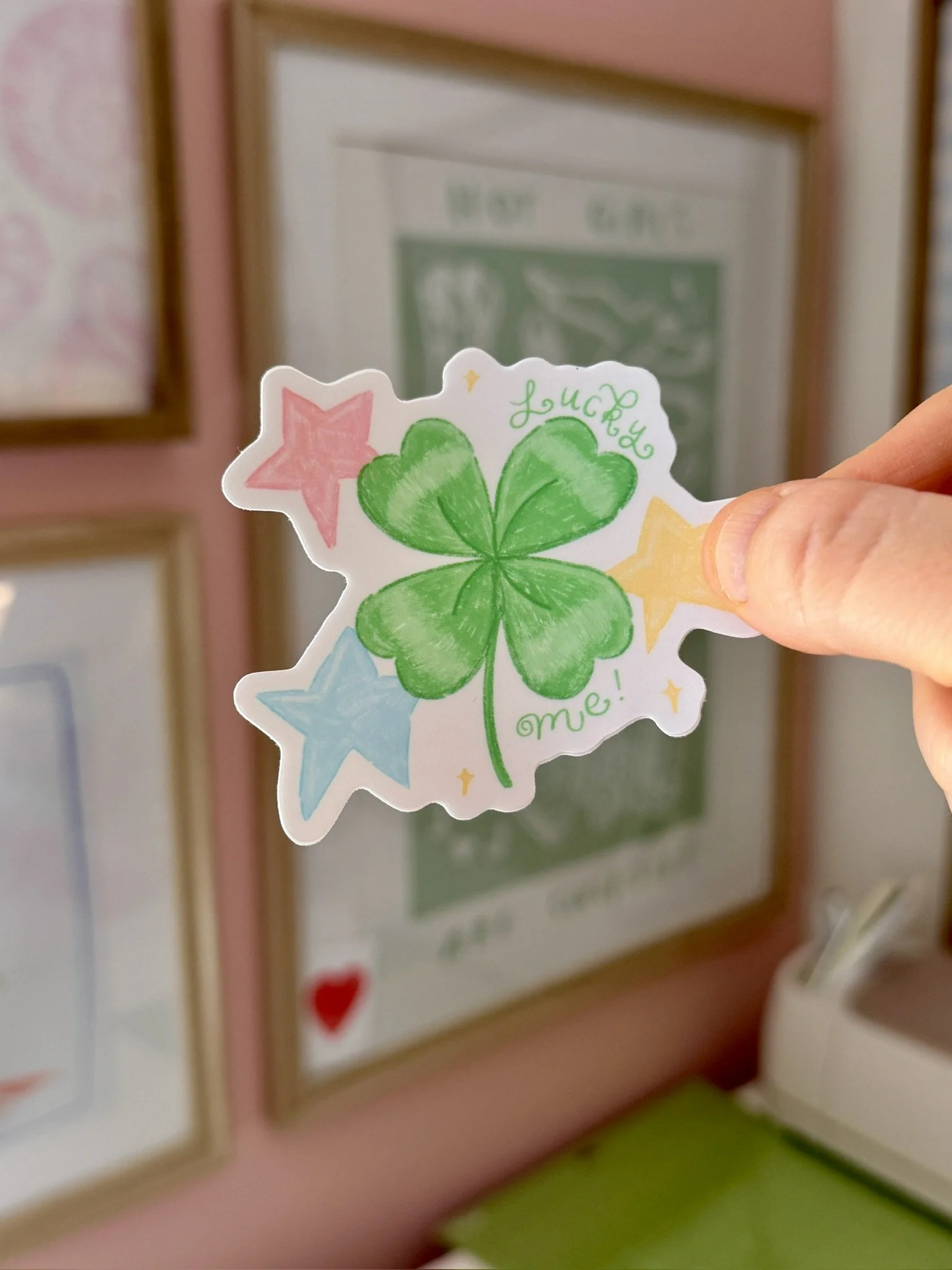 Lucky Me! Sticker