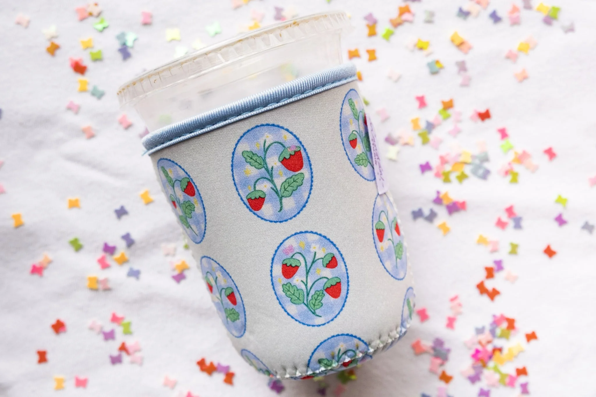 Strawberry Picnic Coffee Sleeve