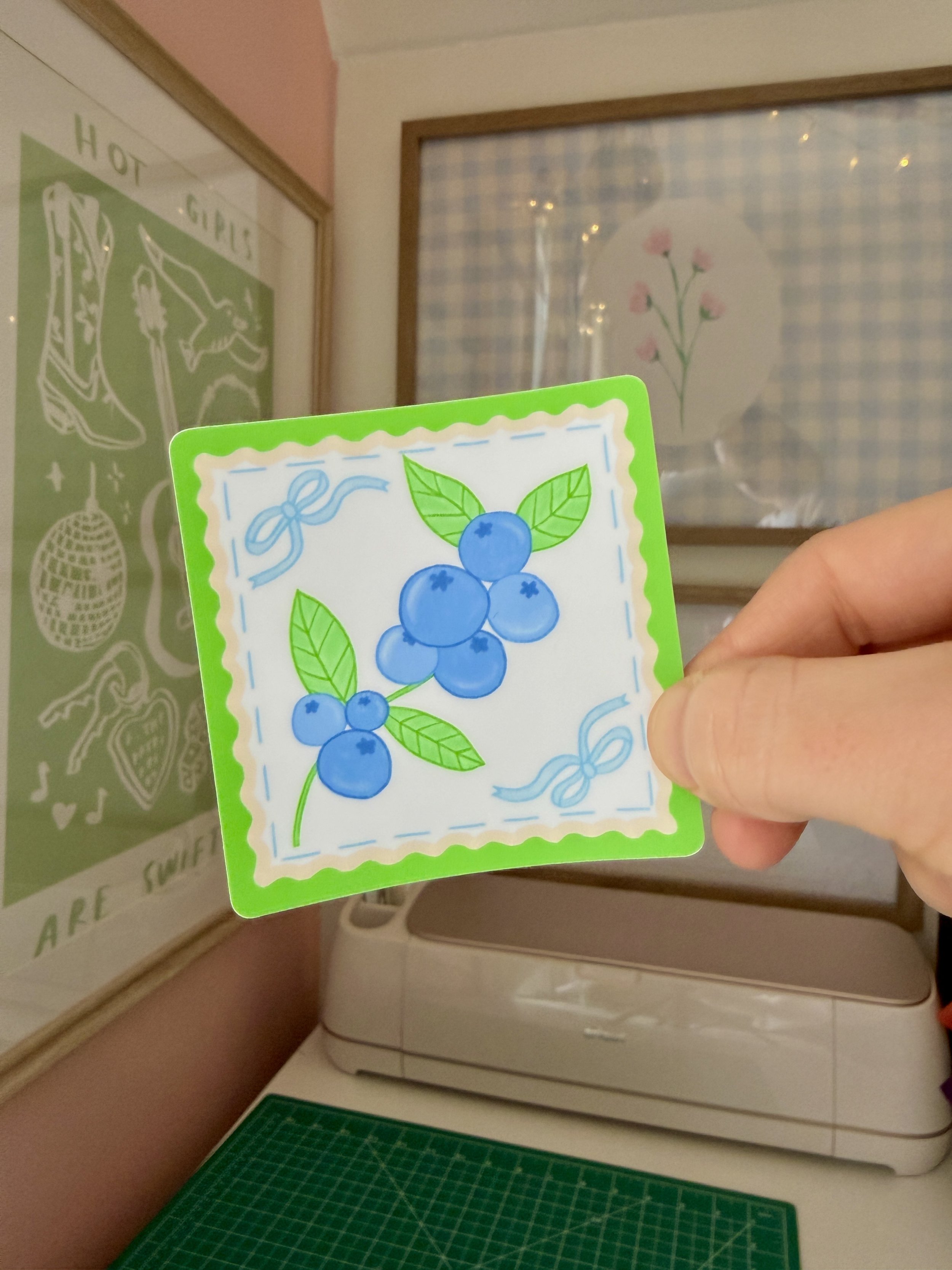 Blueberry Patch Sticker