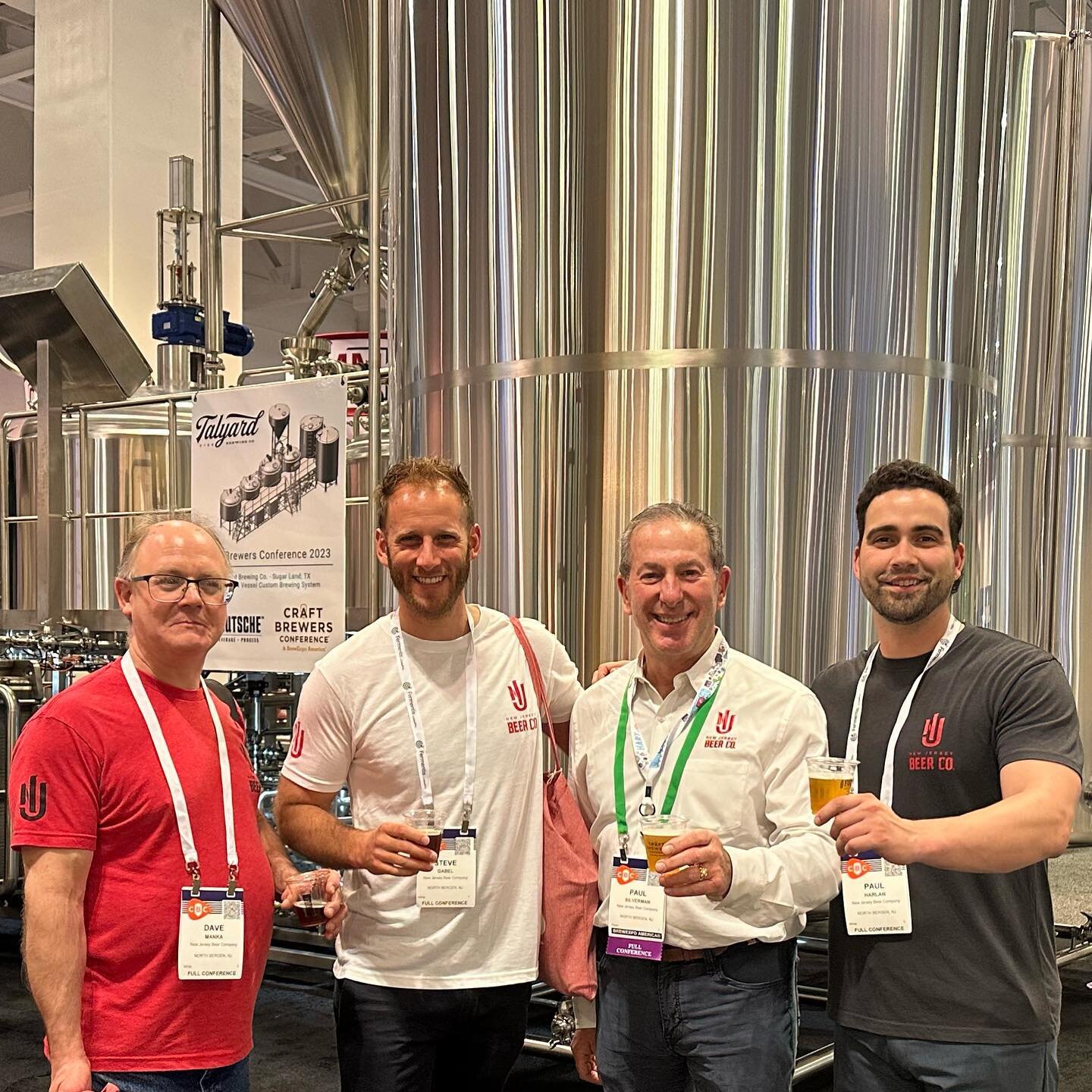 Here in Nashville for the 2023 Craft Brewers Conference learning so much about craft beer. We met Suzie the Hops Queen from Germany, members of the National Honey Board, Franziska Weyermann, and so many more. We finished up at @geistnashville for mor