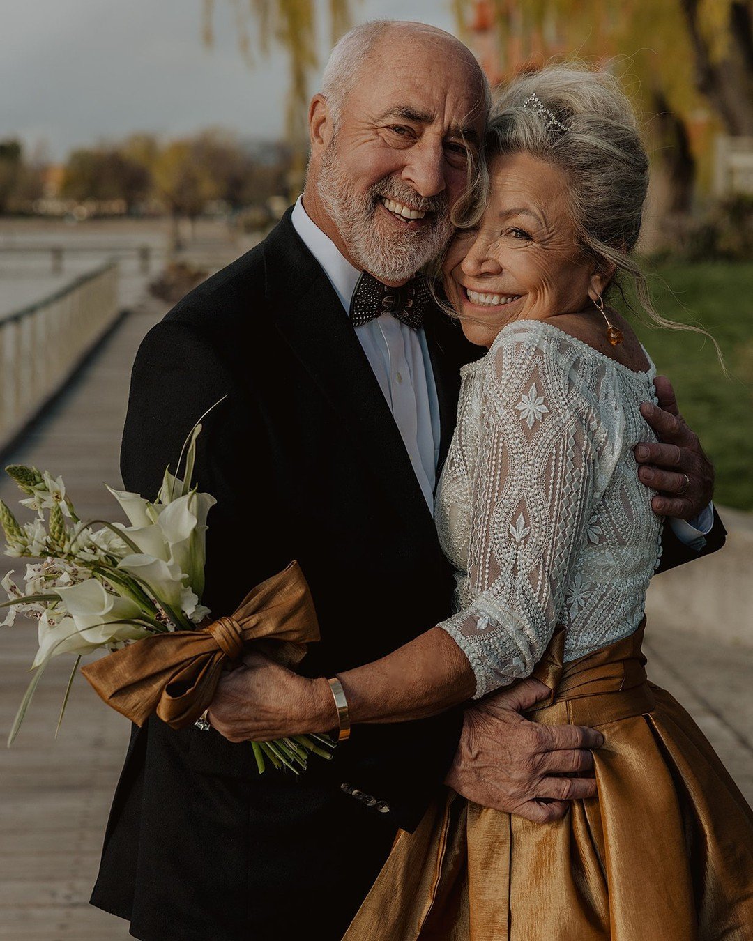 The vibrancy, vivaciousness, smiling with their entire being, and finally getting married - my heart burst.