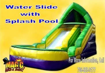Water Slide with Splash Pool