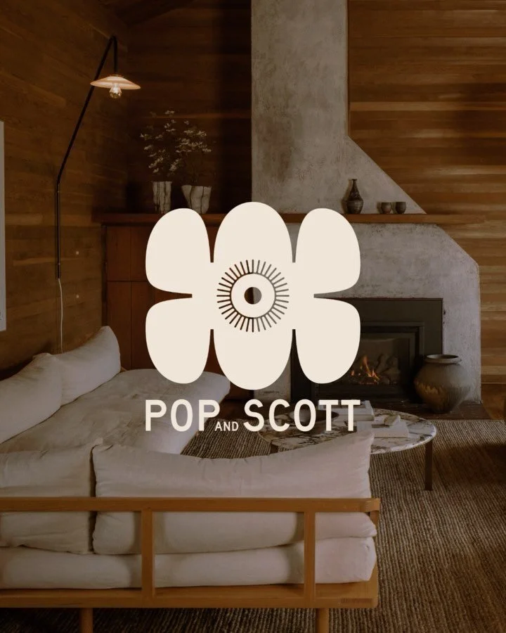 A rebrand for the iconic POP AND SCOTT [Furniturne, Lighting and Textiles] 

Such an honour to breathe new life into this timeless Australian brand. Thank you for trusting me @poppy_livingwithmagick your style and vision will always be a huge inspira