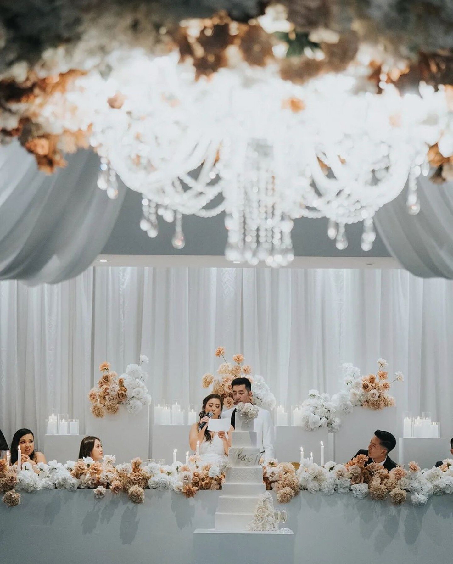 Wedding of Martin &amp; Mai. This is what a dream wedding looks like. Simply gorgeous in all the details. We we're so thrilled to be part of this special moment for this lovely happy couple. Congratulations! ✨
.
Styling + Design + Florals + custom pr