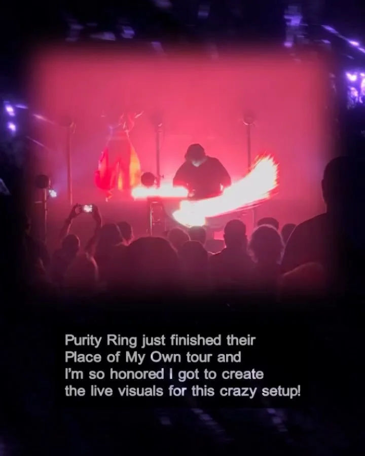 @brettbolton designed some mind bending visuals for the @purityring tour this year!

Production Design - @purityring
Visuals/Content Designer - @brettbolton
Creative Direction, Design &amp; Motion: @mike_sunday
Character Dev., Design &amp; Motion: @s