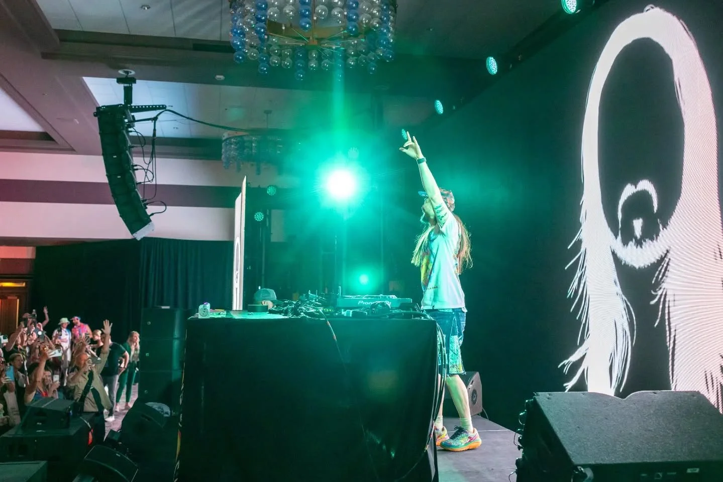 Epic set from @steveaoki for the @the.biohackingconference party 🔥

Full production provided by @nightlight.production
Produced by @mklcv
📷: @inspirostudio

&mdash;

#NightLightProduction #BioHackingConference #SteveAoki #Projection #ProjectionMapp