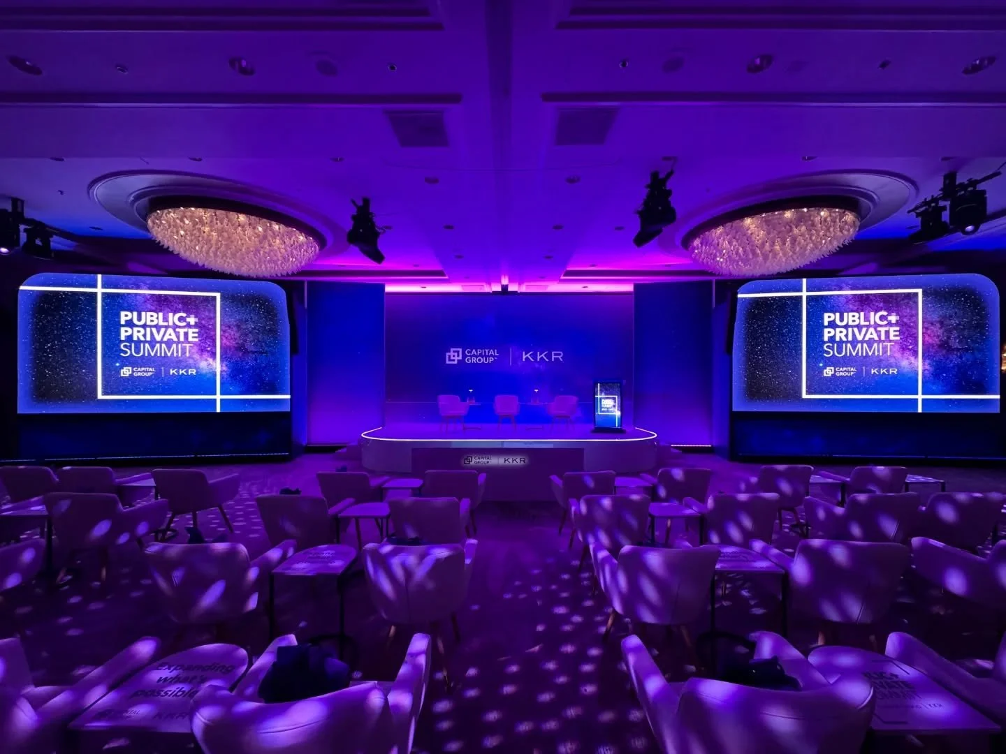 Another incredible event at the Four Seasons Beverly Hills! ✨ 

It was a pleasure partnering with @a3visual, who provided the custom printed fabric set, while Night Light handled the stage design, fabrication, and technical production.

For audio, we