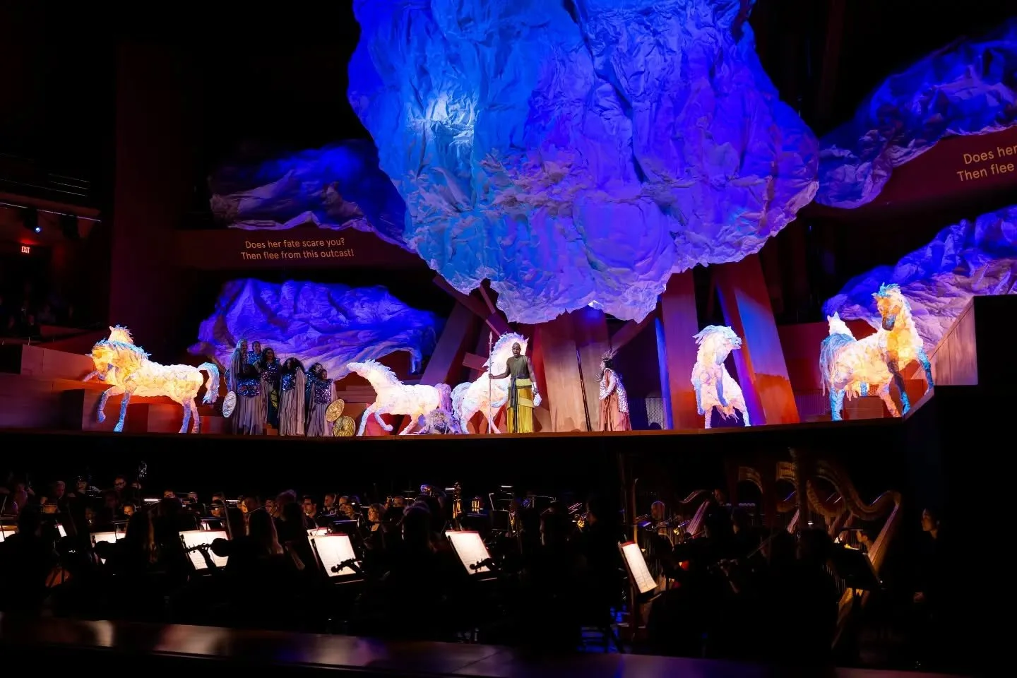 More views of the incredible stage from the @laphil&rsquo;s performance of Die Walk&uuml;re, under the baton of @gustavodudamel at the Walt Disney Concert Hall earlier this year 😍

Cast: 
@speedogreen
@heldenmommy
@jfaselt
@solomanhoward
@saturninom